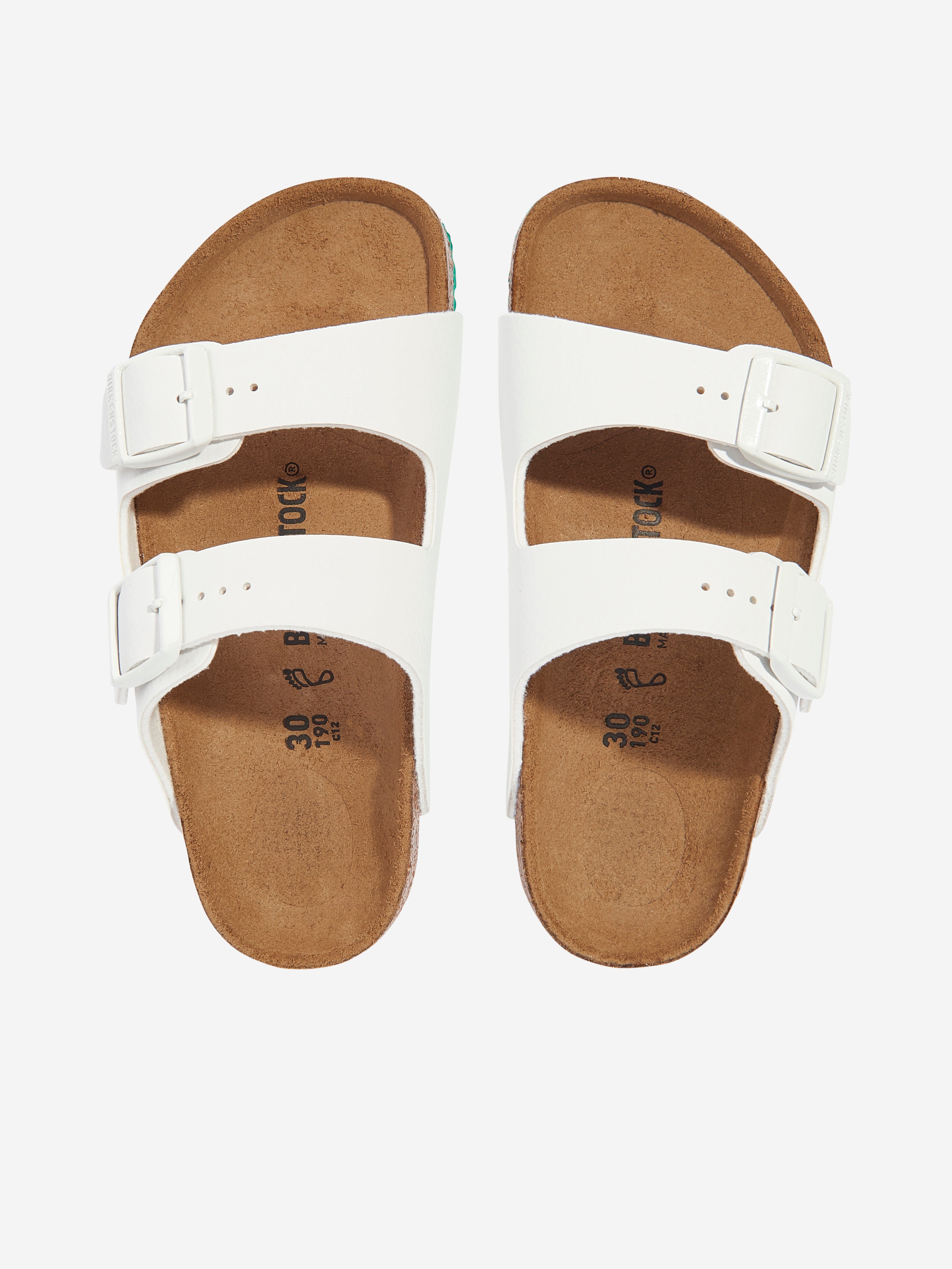 Kids Arizona Classic Sandals in White