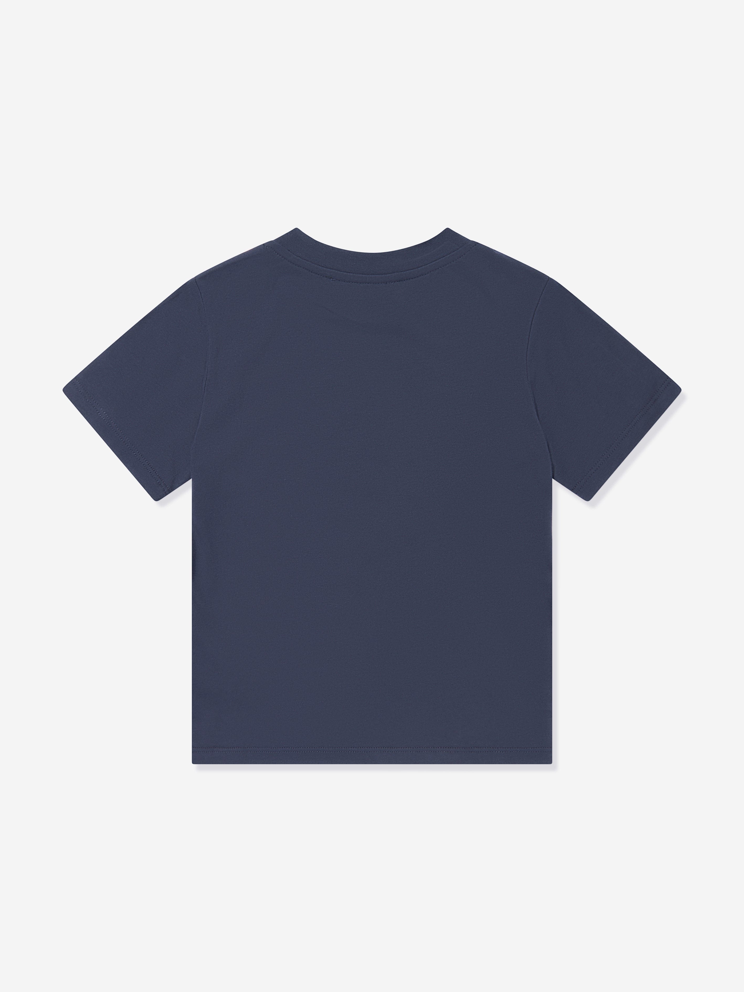 Balmain Kids Logo T-Shirt in Navy