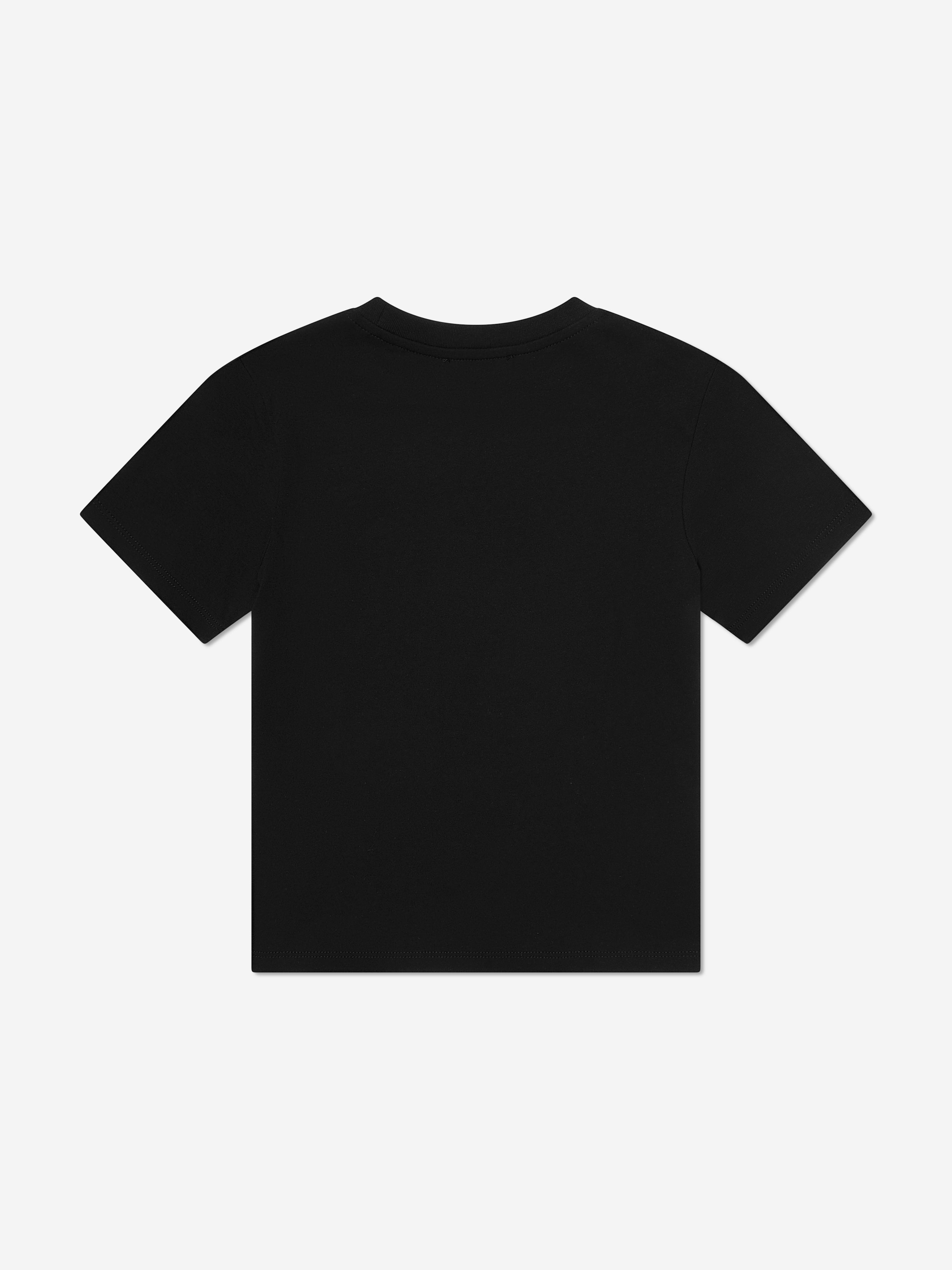 Balmain Kids Logo T-Shirt in Black