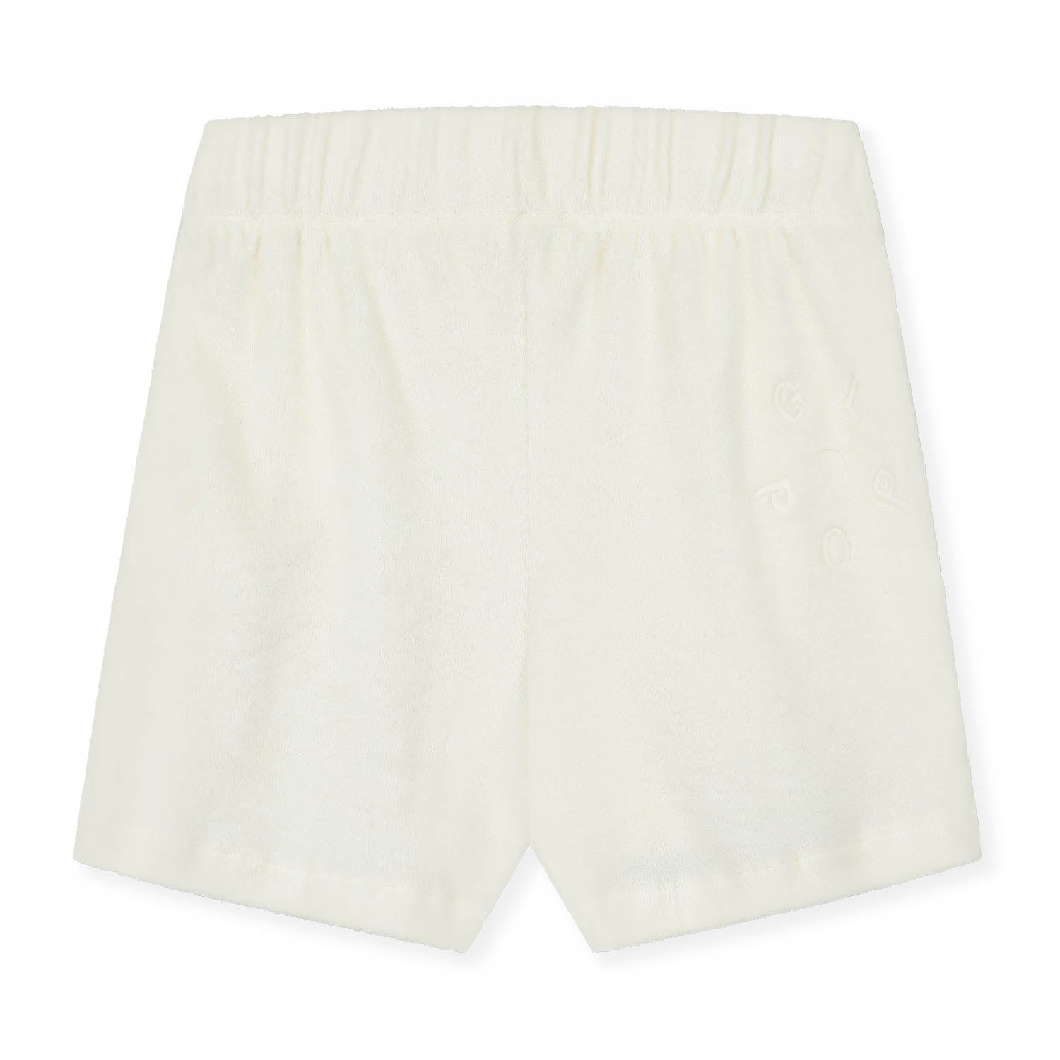 Boys & Girls White Cotton Shorts