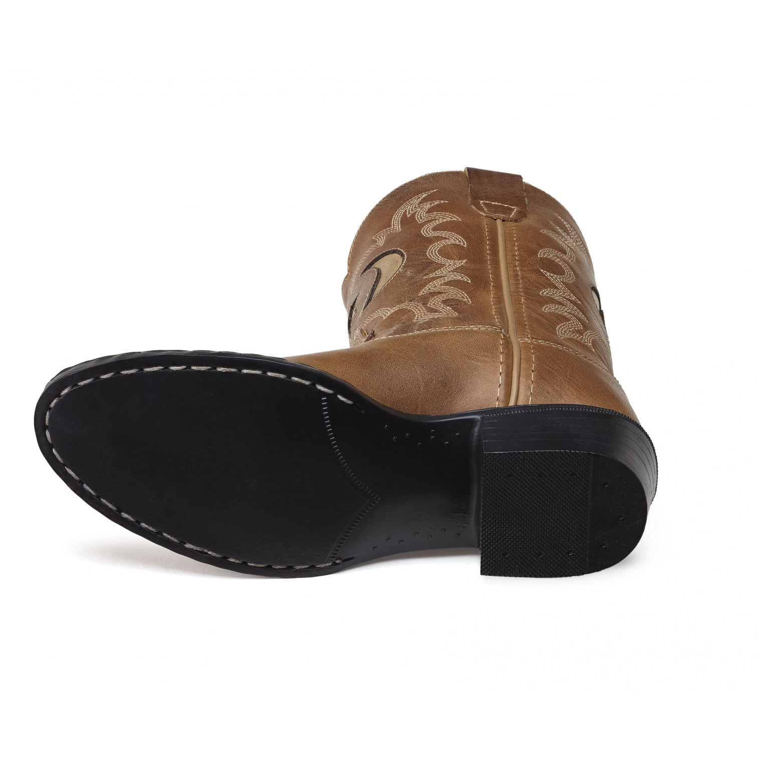 Girls Brown Cowboy Boots