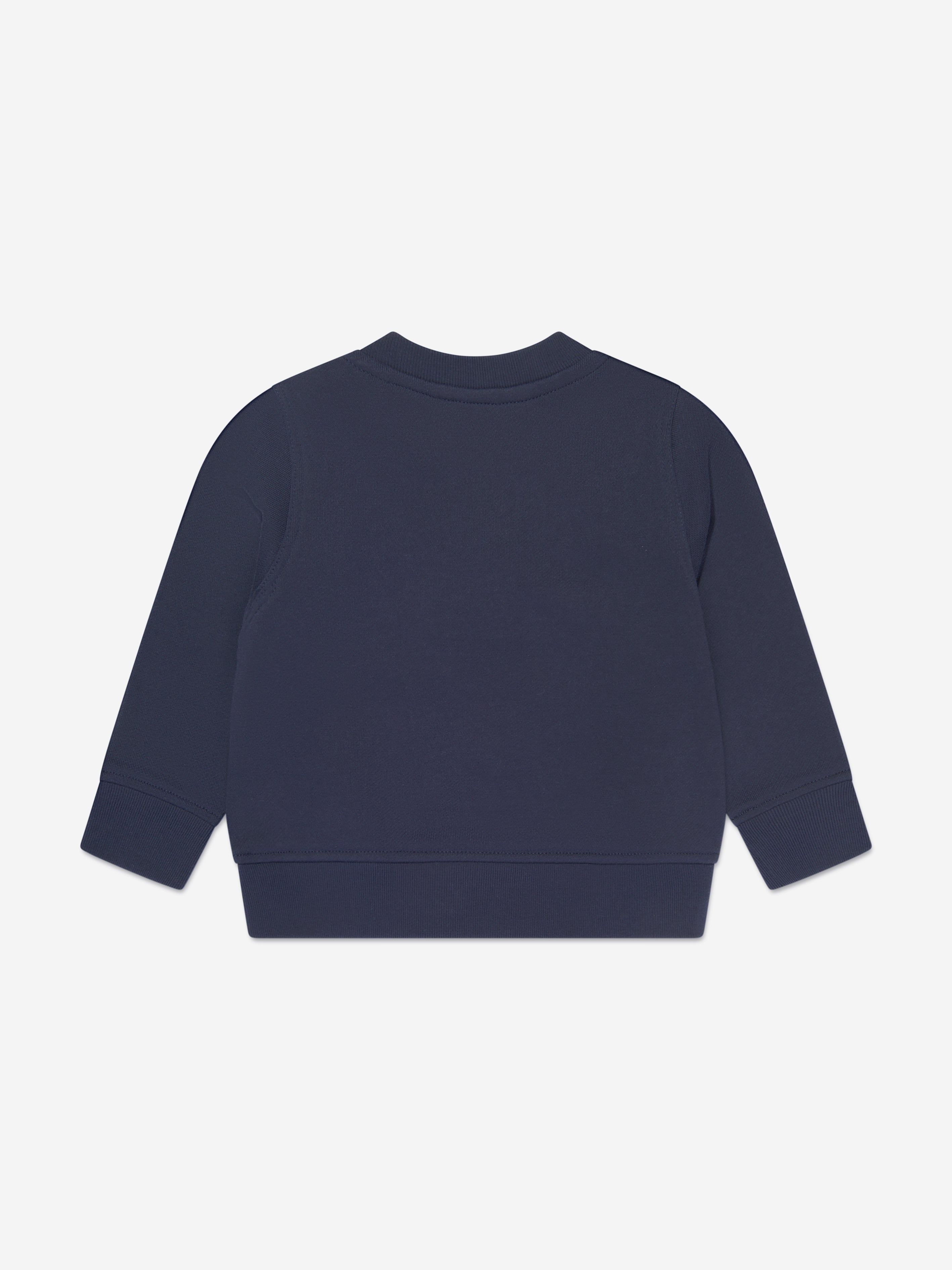 Baby Girls Crest Sweatshirt in Blue