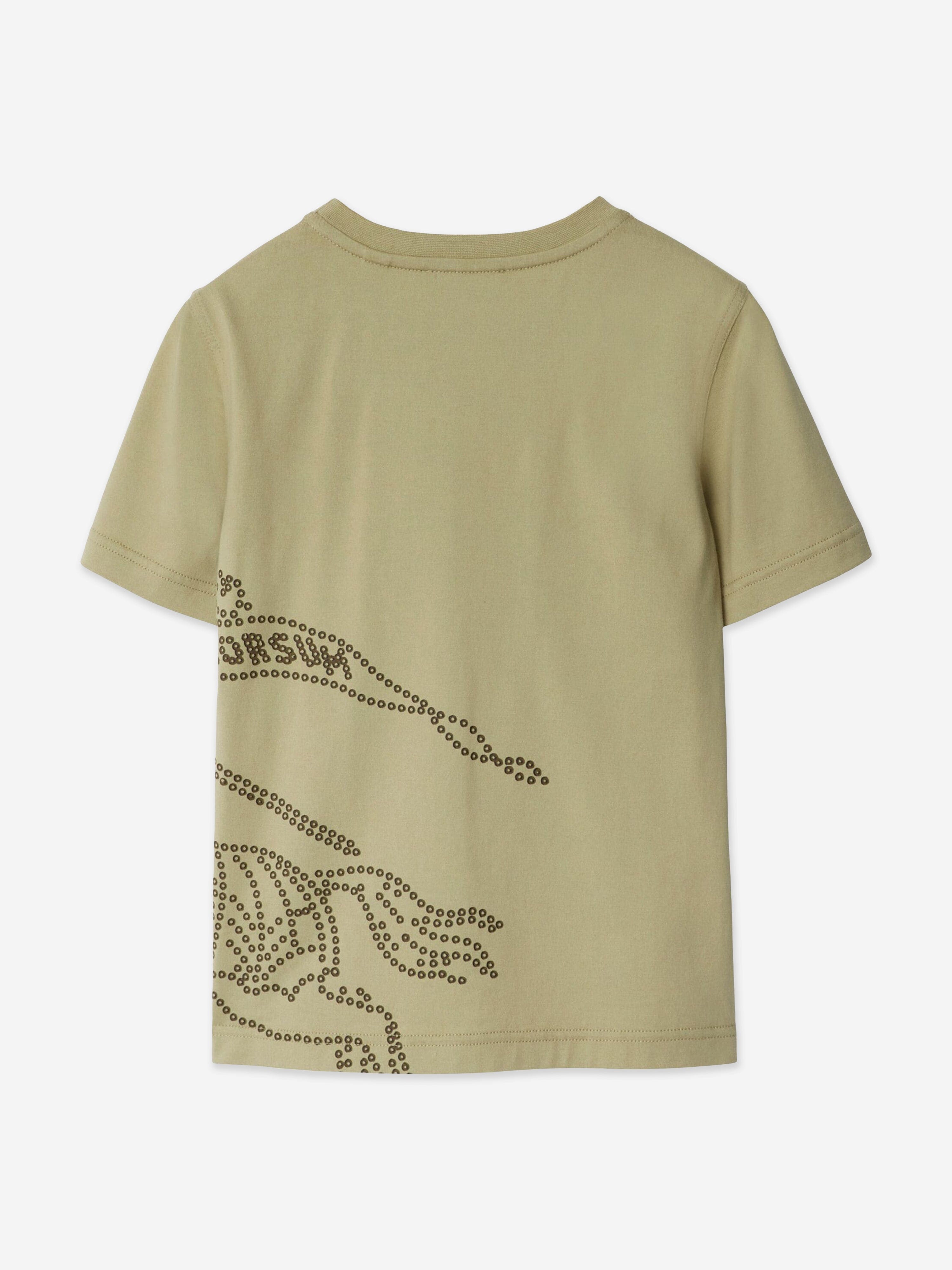 Burberry Boys Cedar EKD T-Shirt in Green