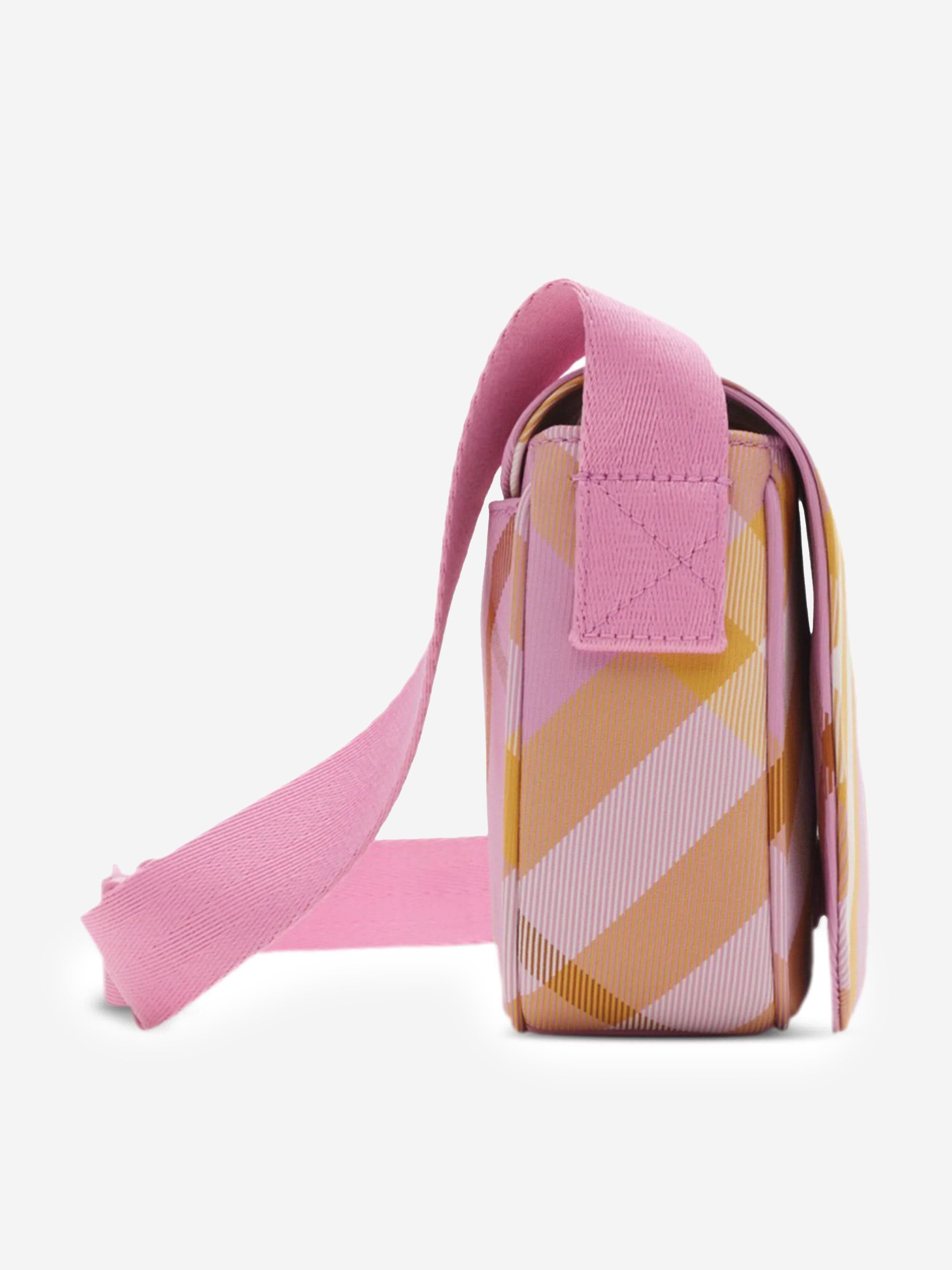 Burberry Girls Check Crossbody Bag in Pink (18cm)