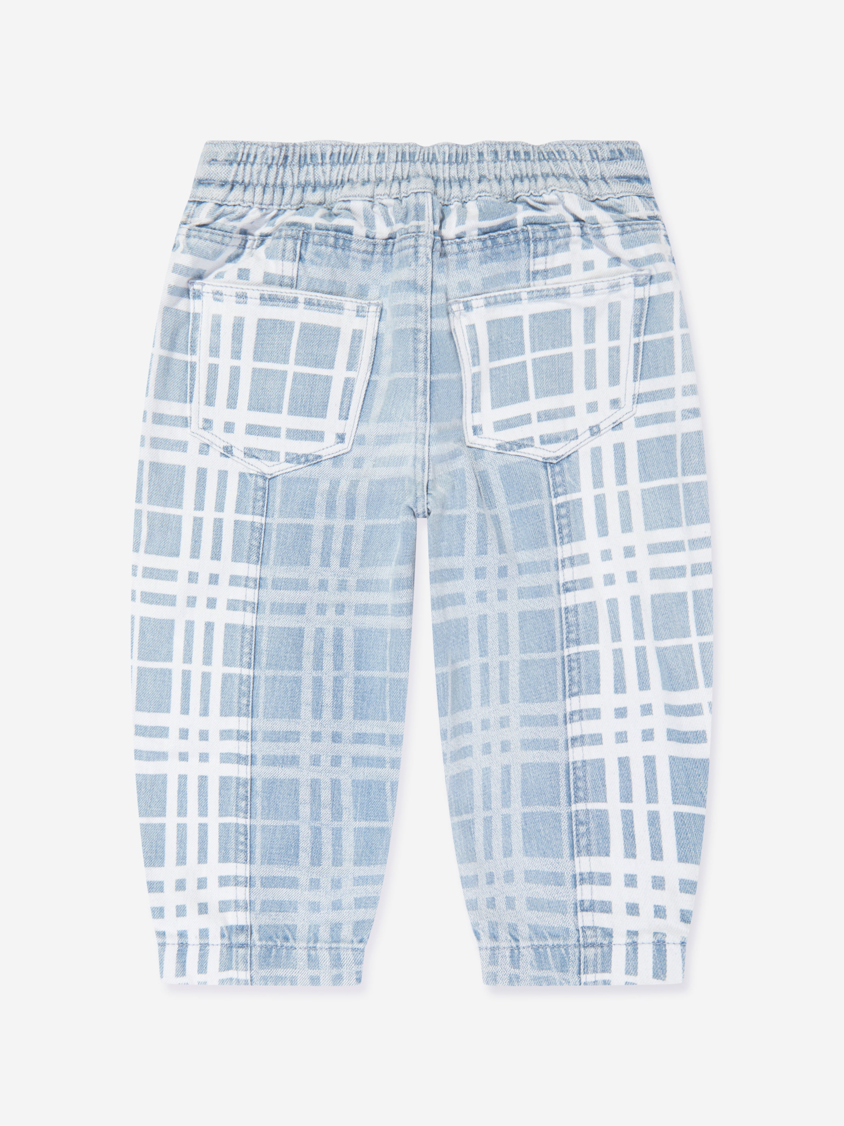 Girls Check Jasmine Trousers in Blue