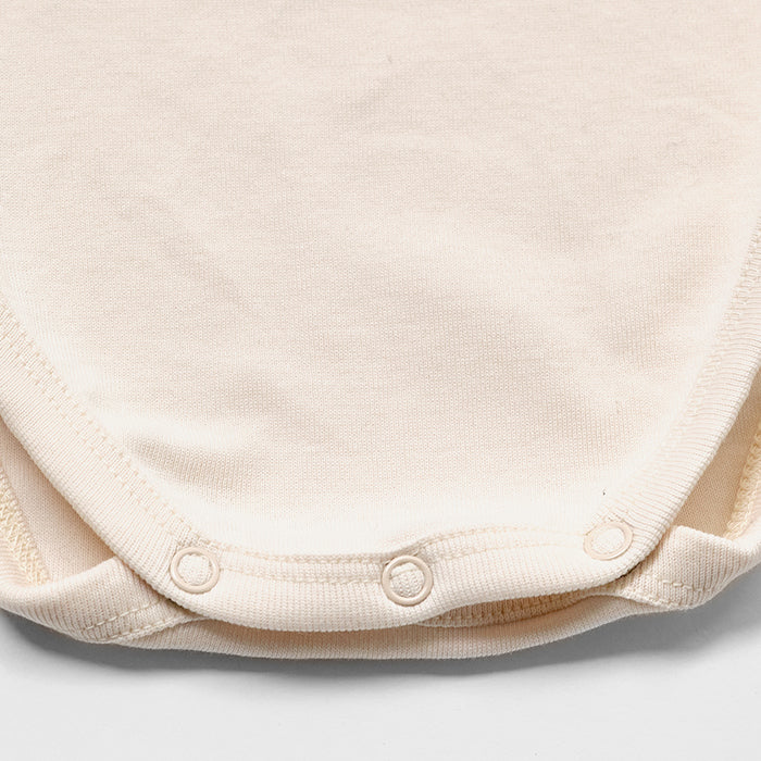 Baby Girls Pale Pink Ruffled Cotton Babysuit