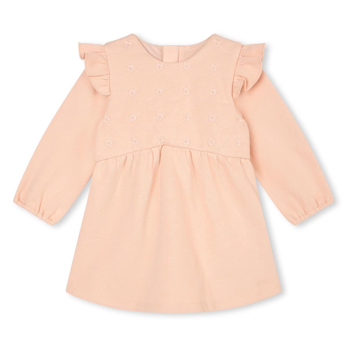 Baby Girls Pink Cotton Dress