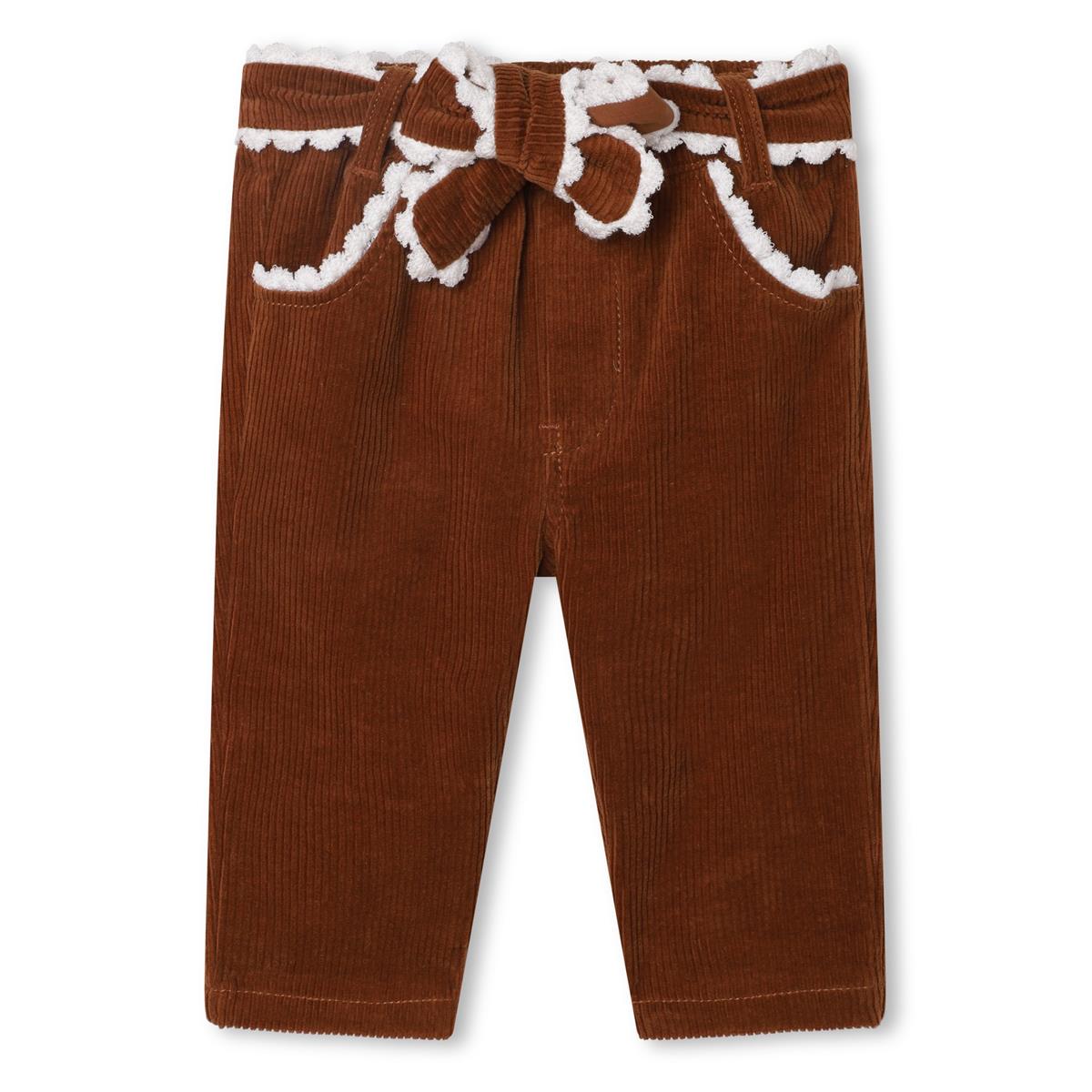 Baby Girls Brown Trousers