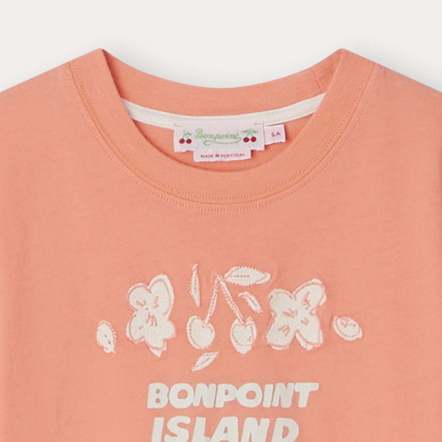 Girls Pink Logo Cotton T-Shirt