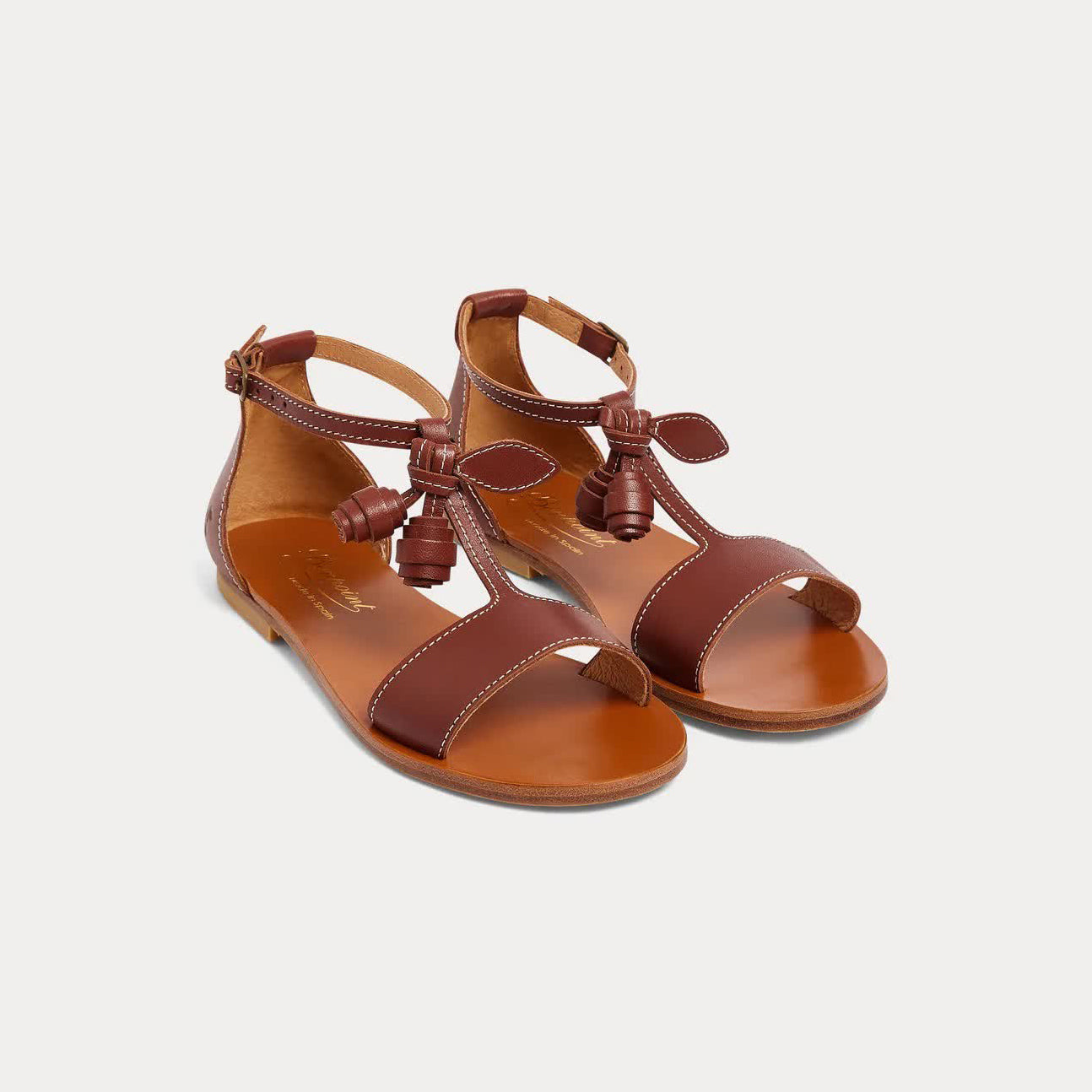 Girls Dark Brown Sandals