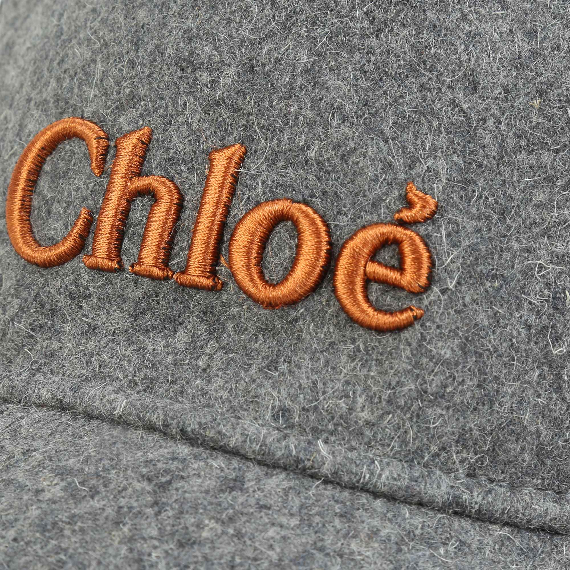 Girls Grey Logo Cap