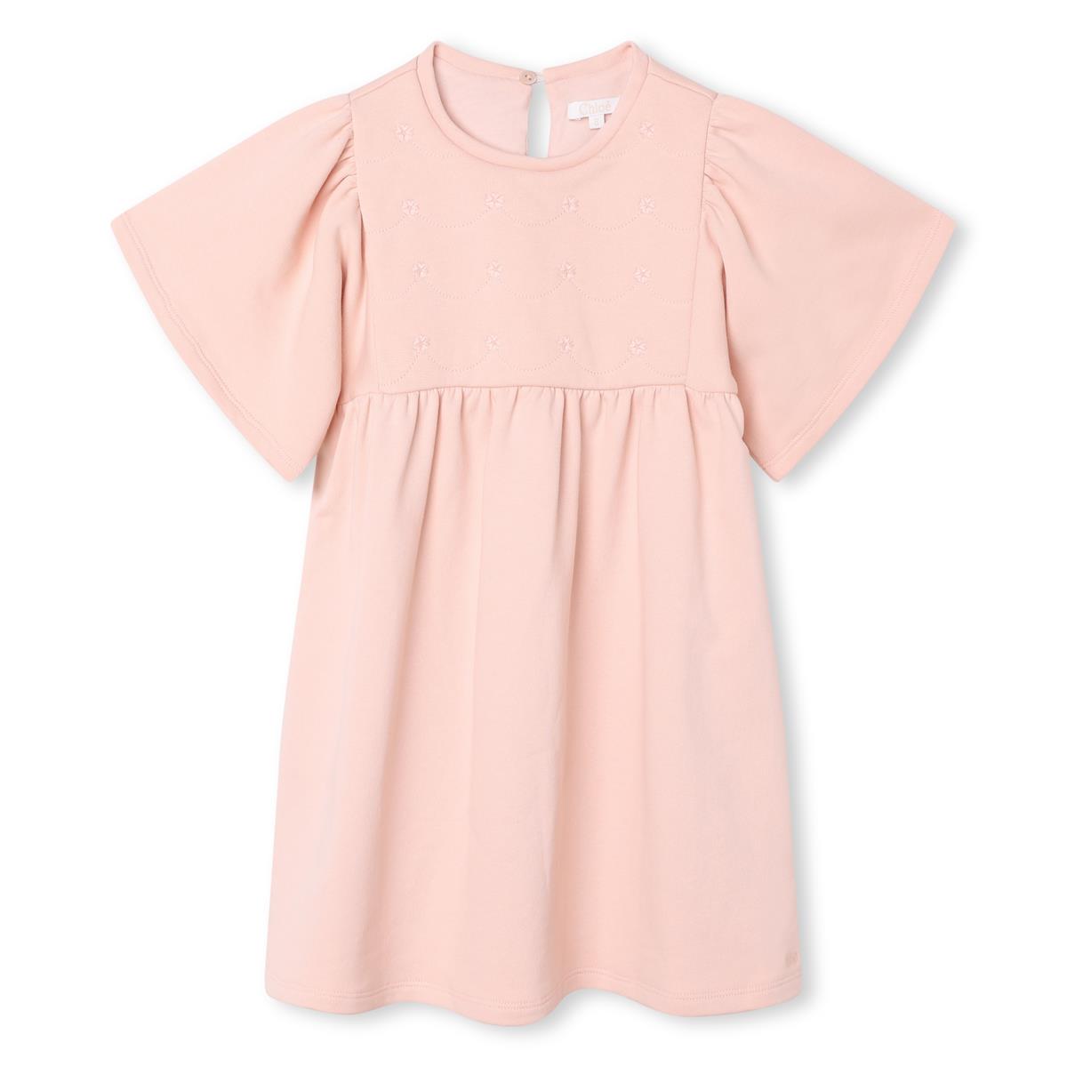 Girls Pink Cotton Dress