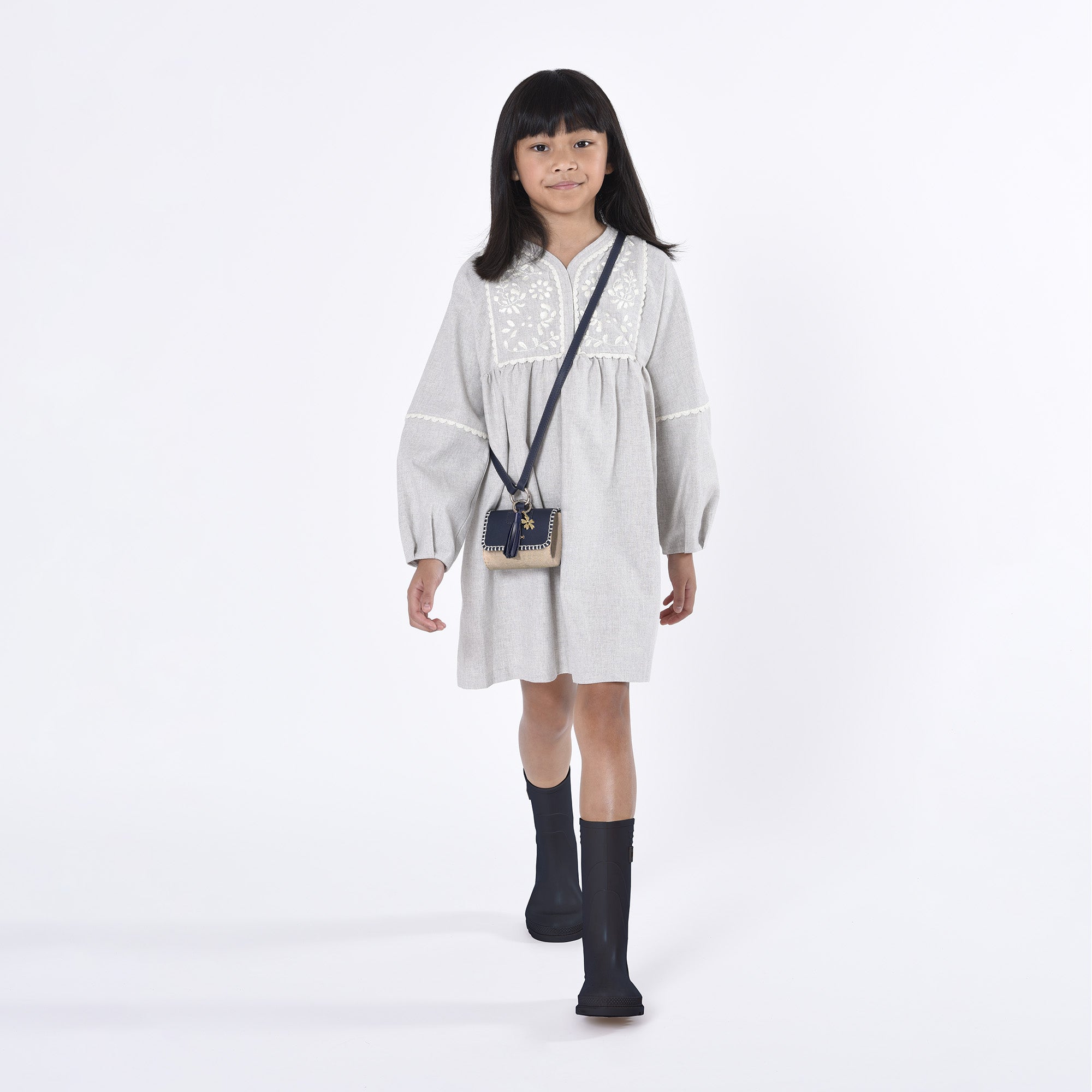 Girls Blue Rain Boots