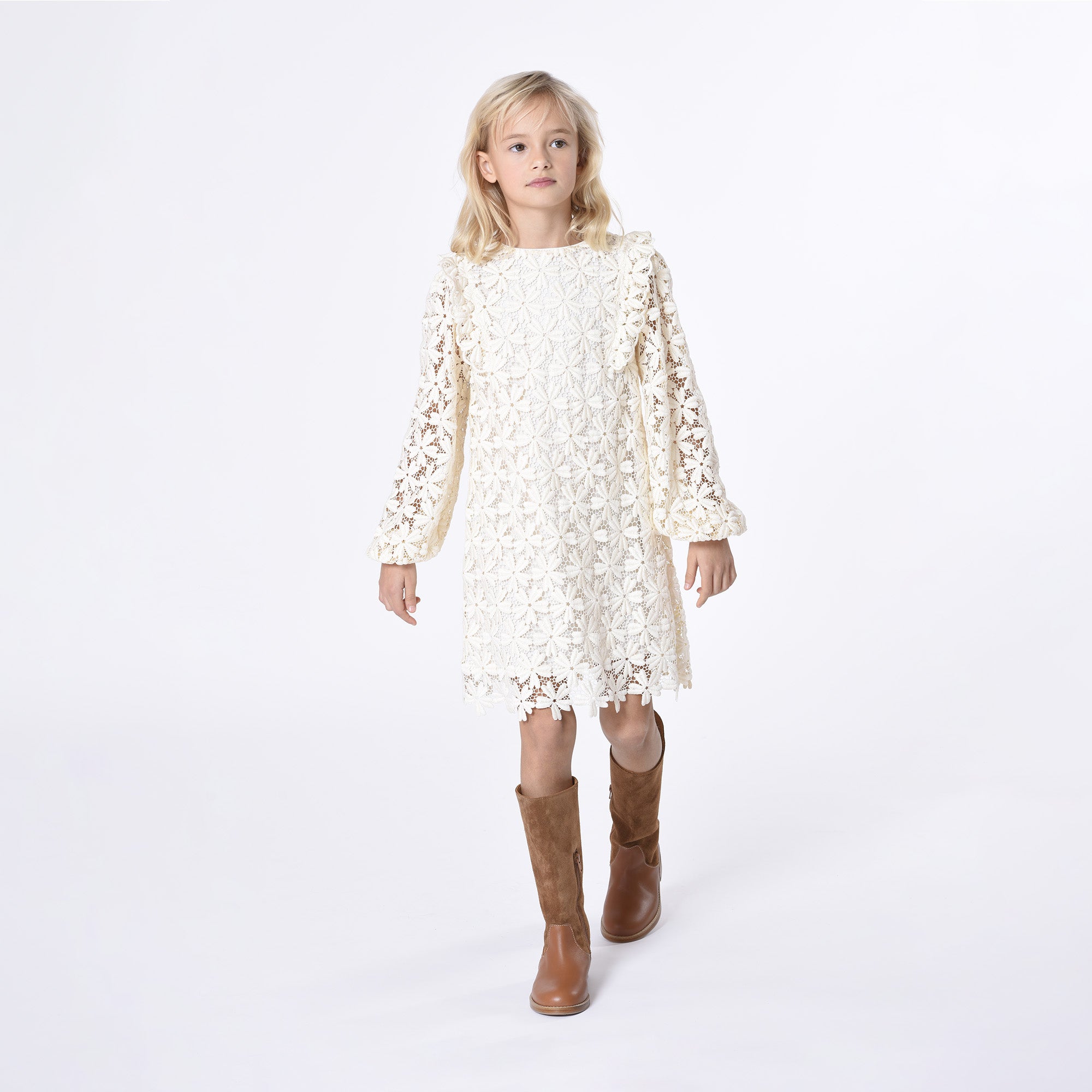 Girls Camel Boots