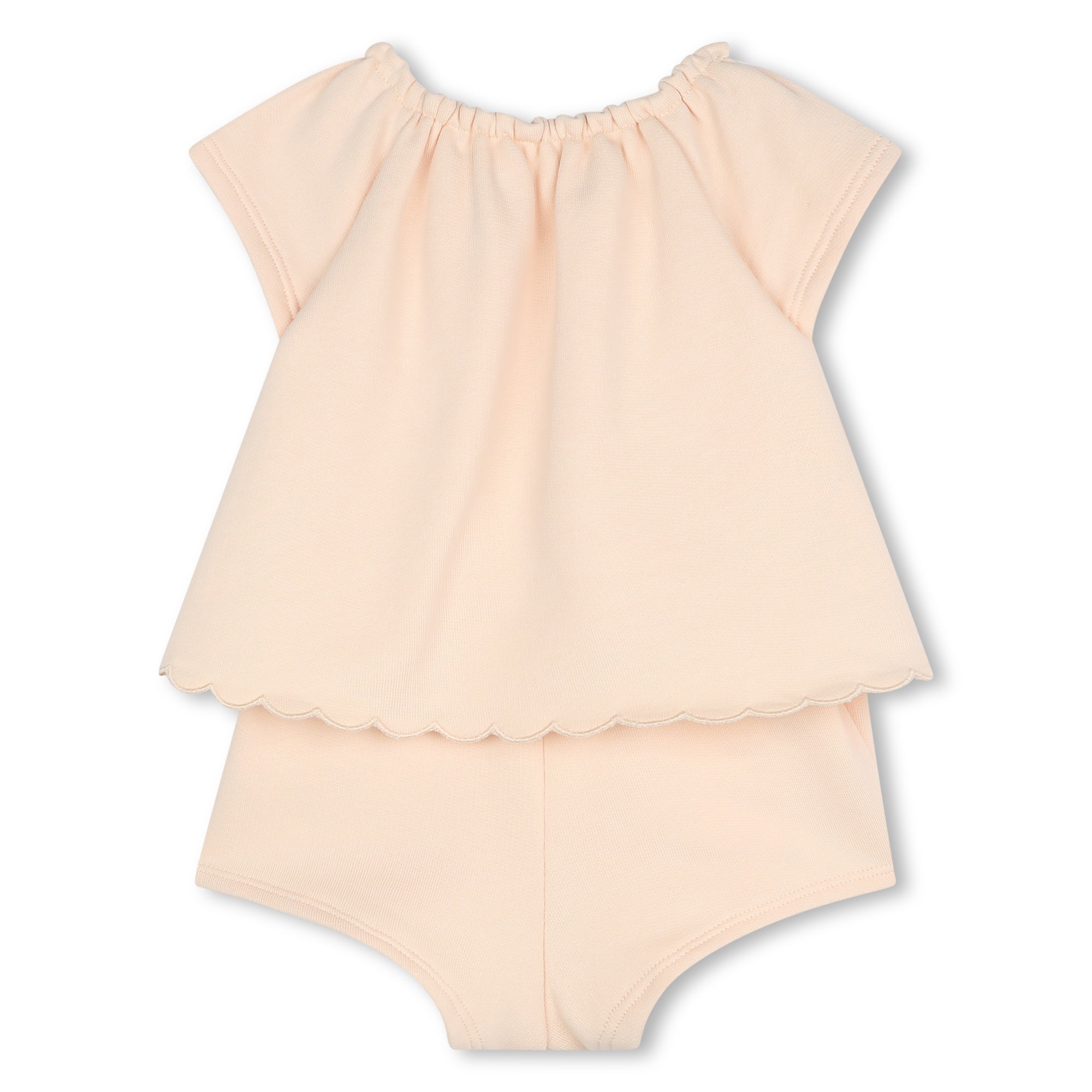 Baby Girls Light Pink Cotton Set