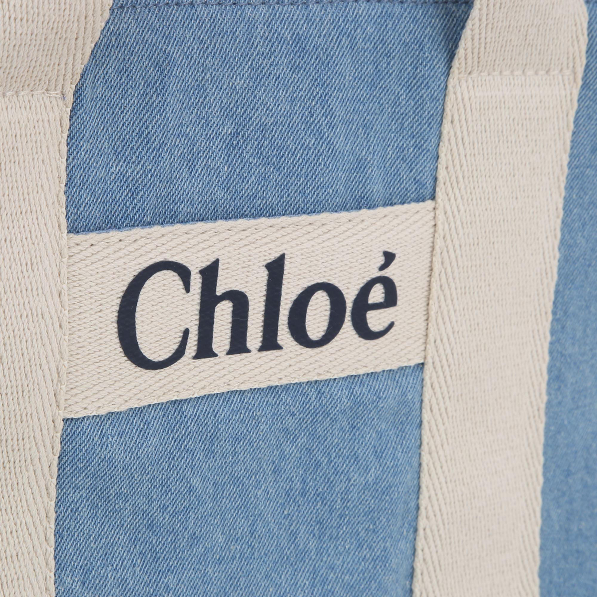 Girls Blue Denim Shoulder Bag