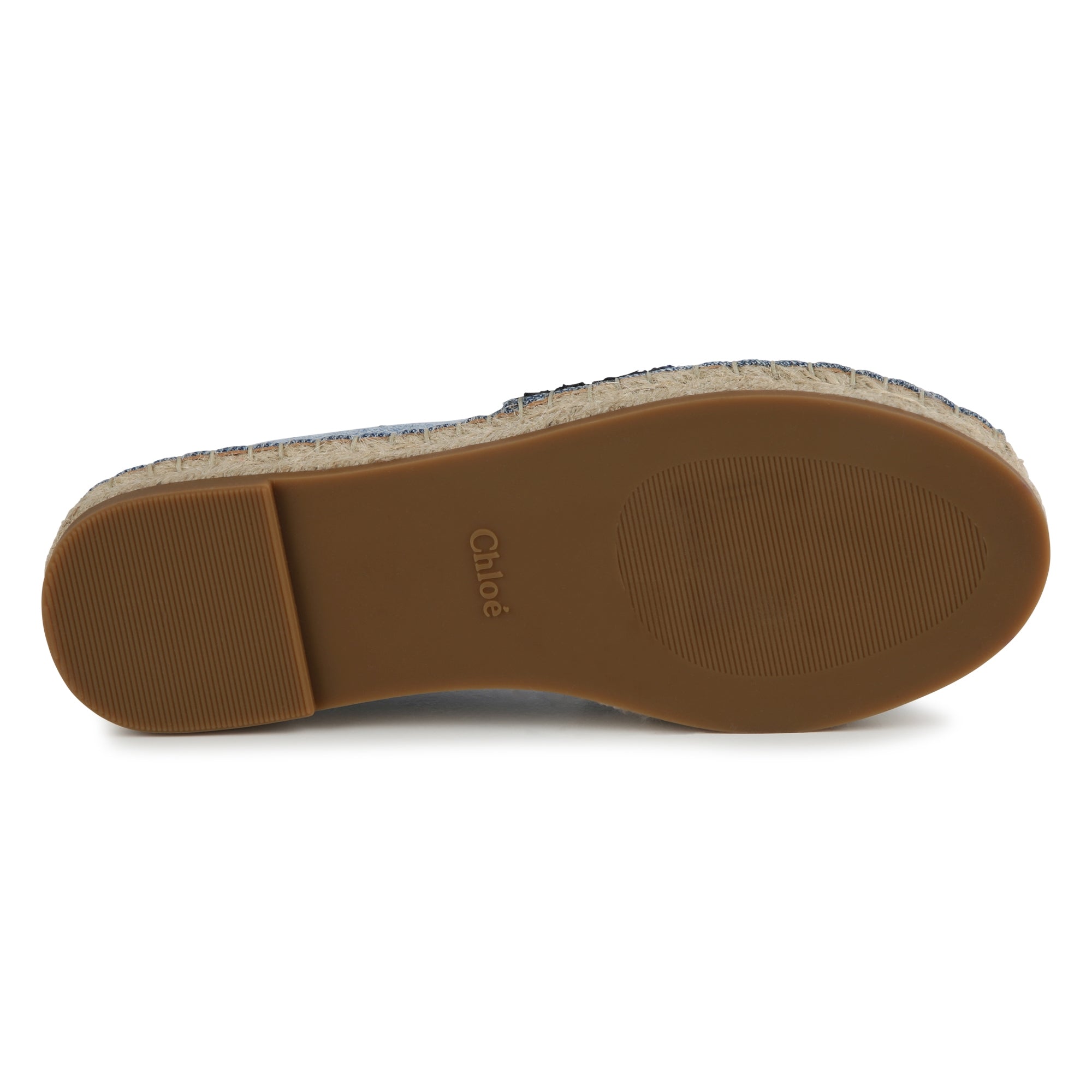 Girls Blue Logo Flat Shoes