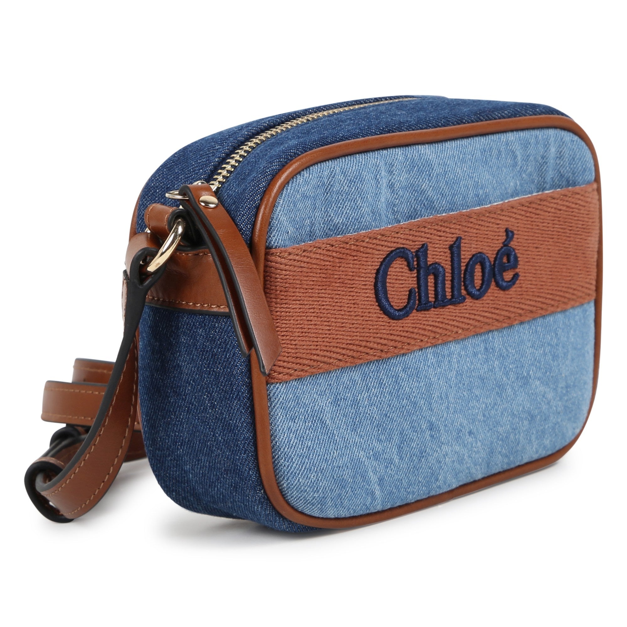 Girls Blue Denim Shoulder Bag