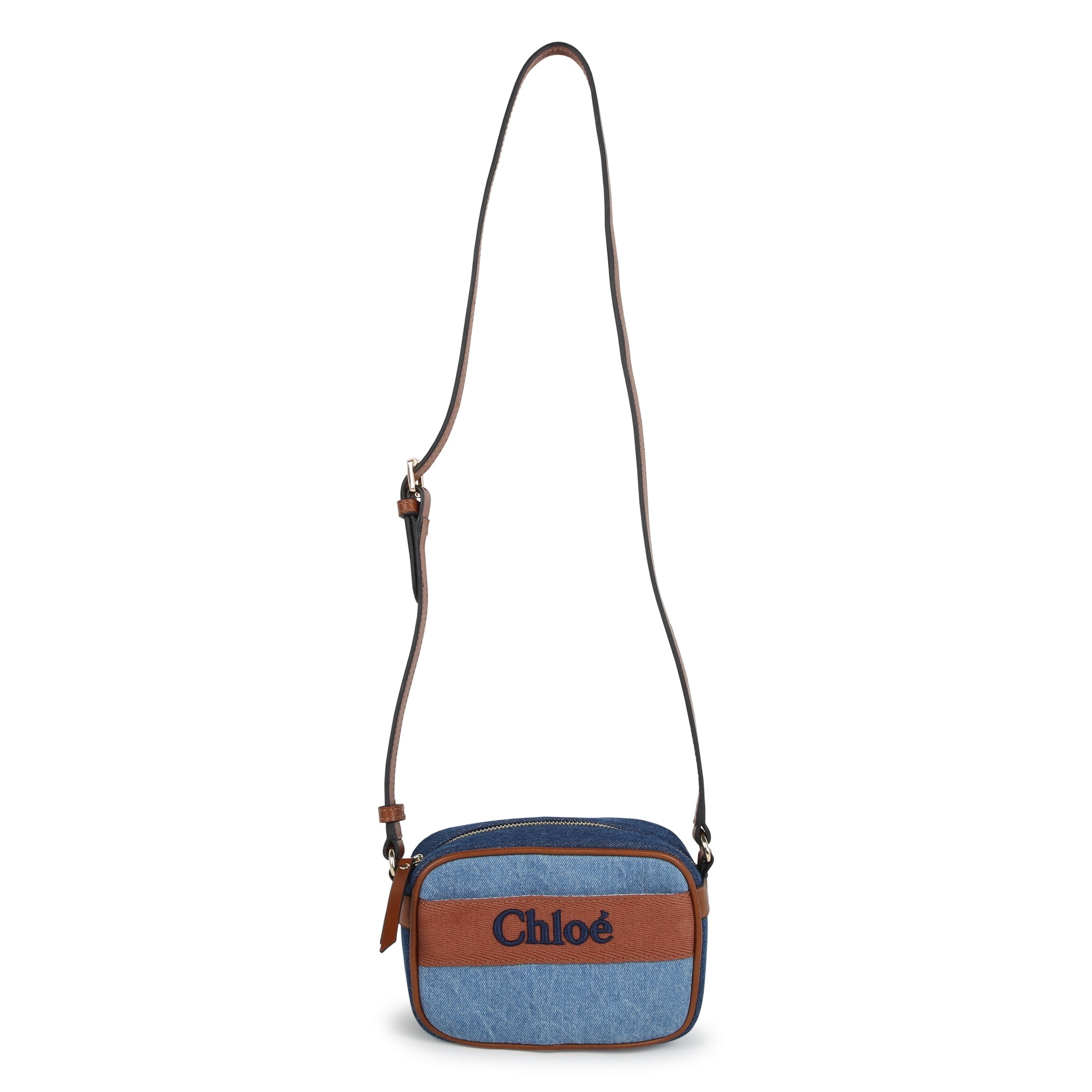 Girls Blue Denim Shoulder Bag