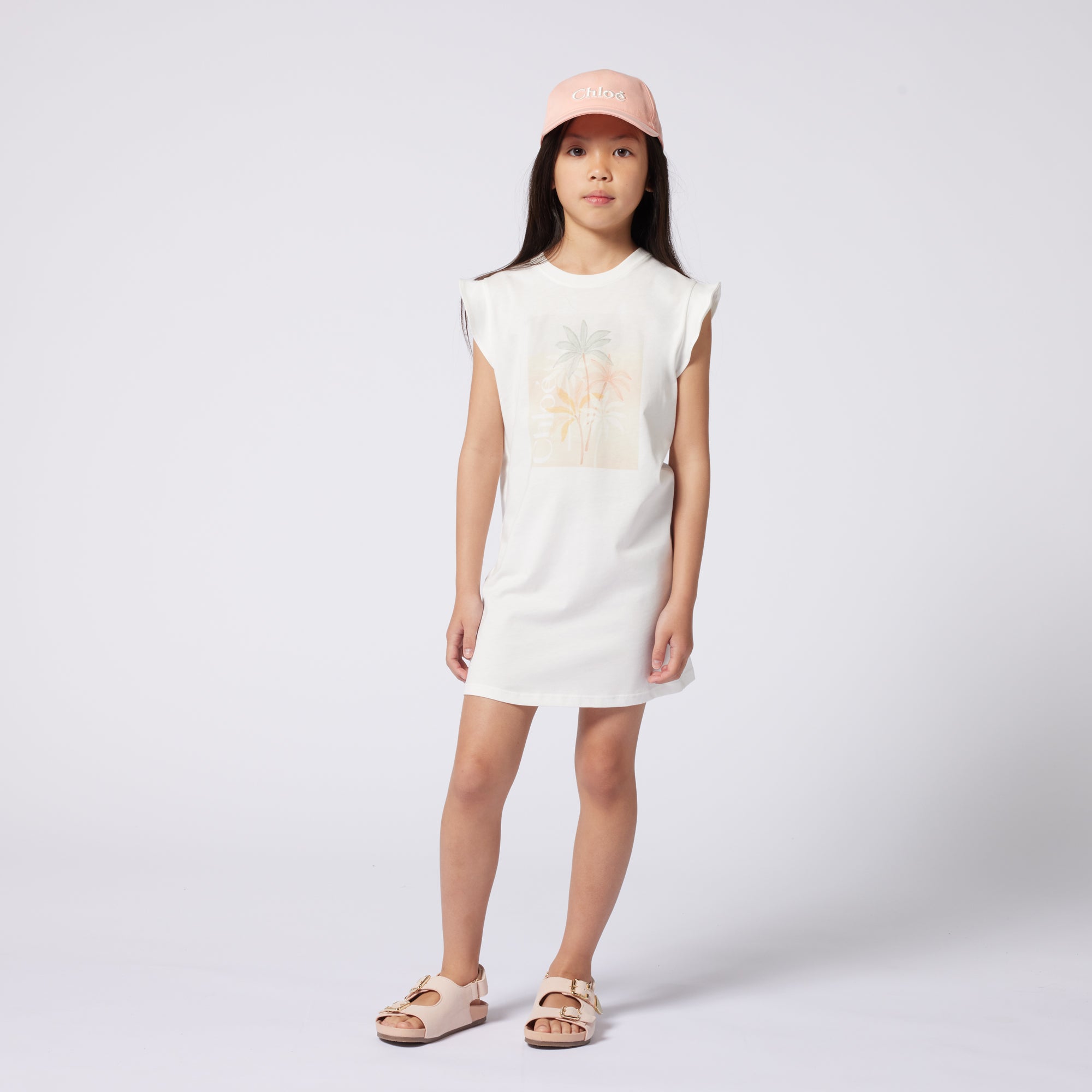 Girls Pink Logo Cap