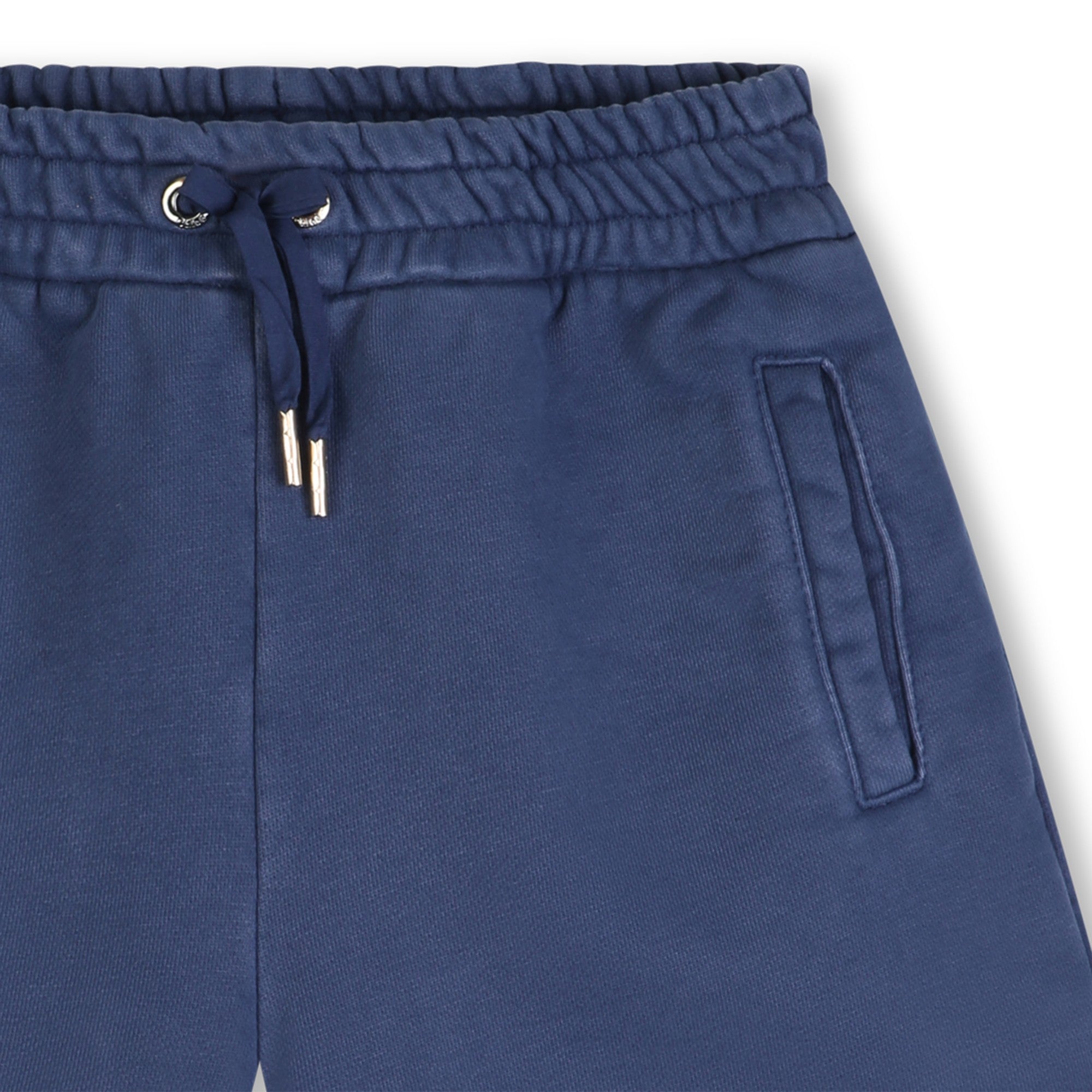 Girls Blue Cotton Shorts