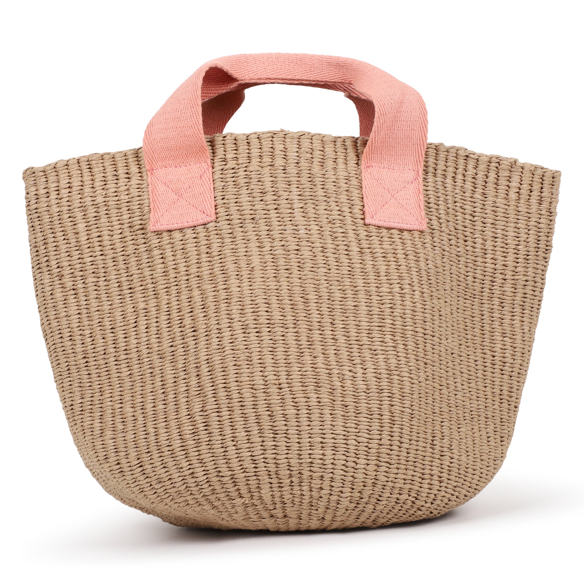 Girls Beige Pineapple Handbag(L33cm x H22cm)