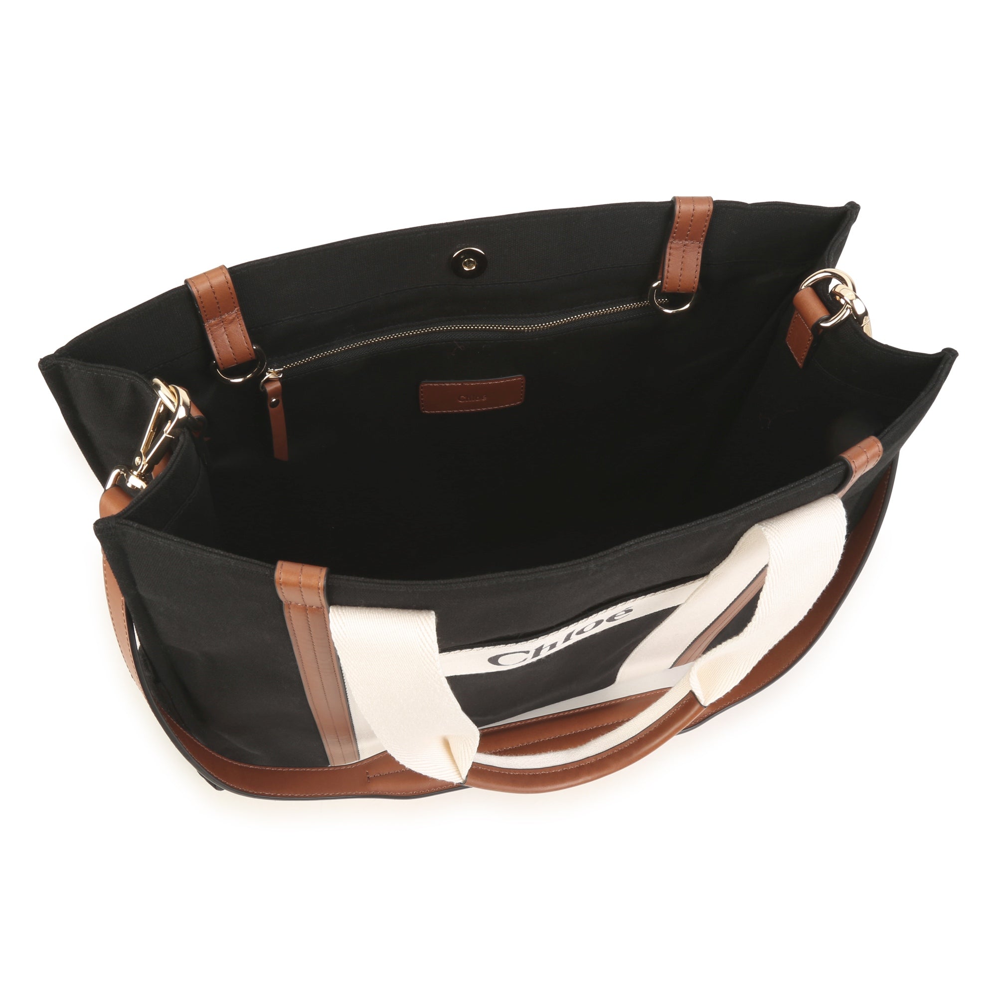 Girls Black Logo Handbag