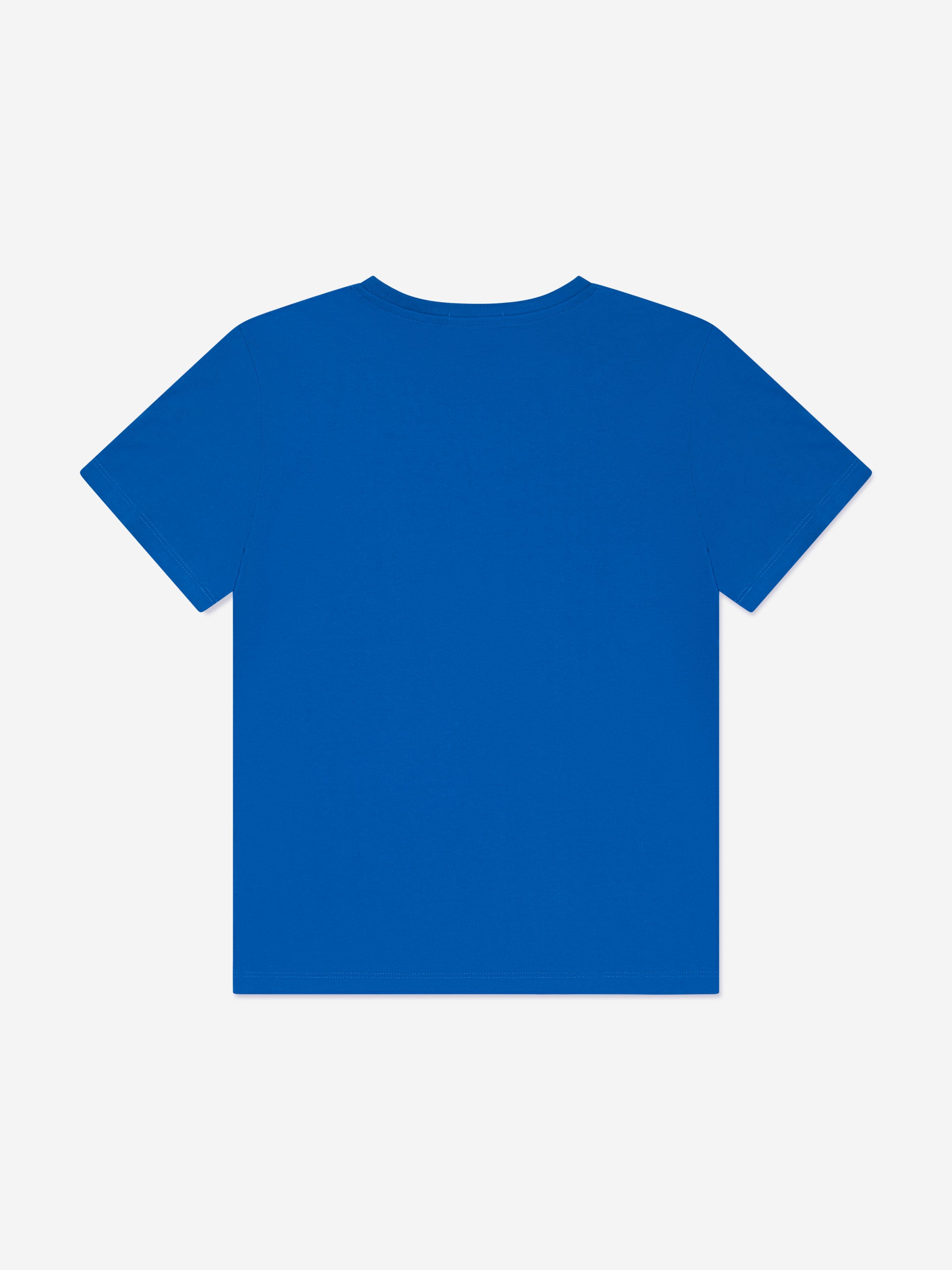 Calvin Klein Boys CKJ Stack Logo T-Shirt in Blue