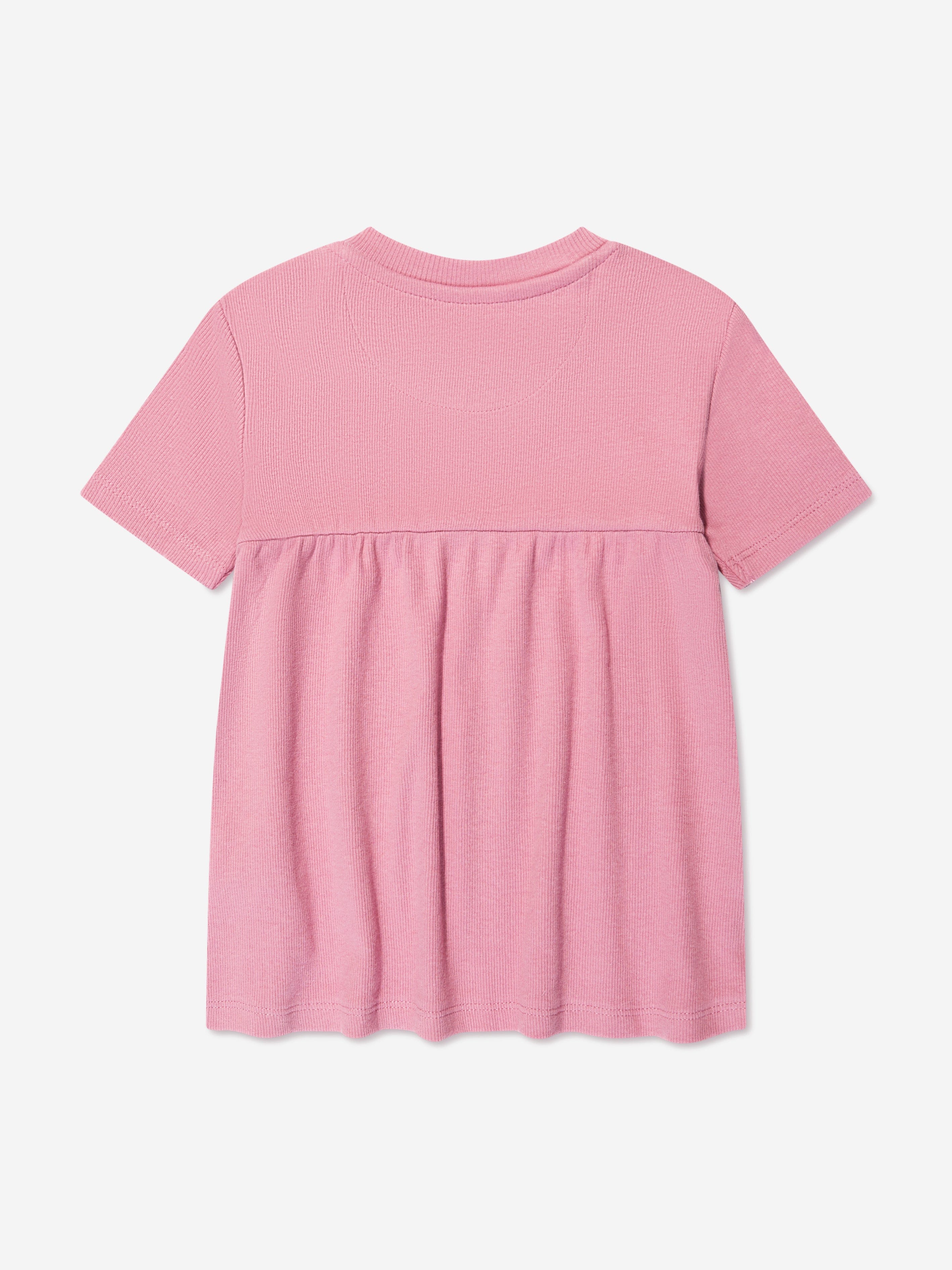 Calvin Klein Baby Girls Monogram Rib Dress in Pink