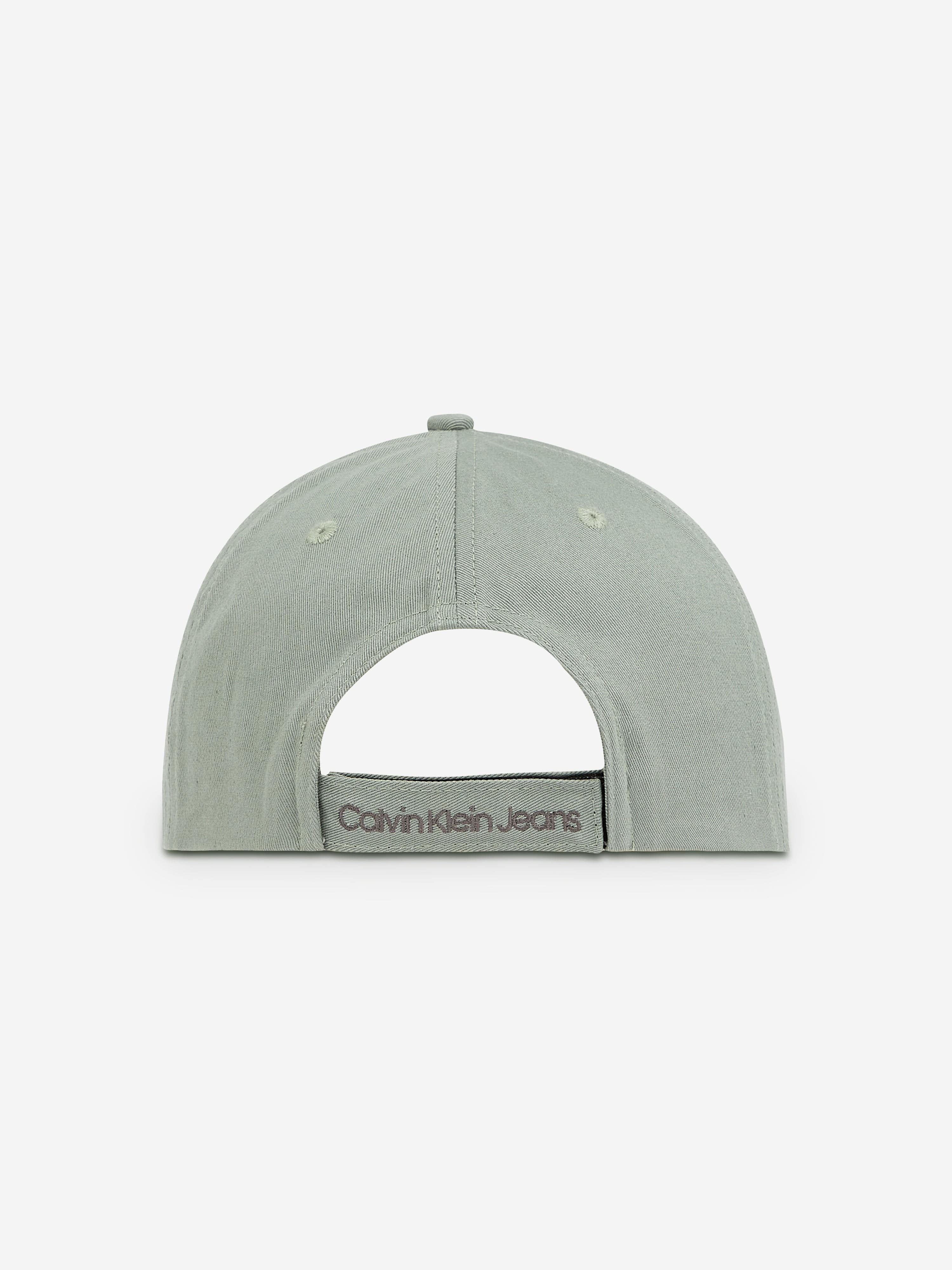 Calvin Klein Kids Monogram Baseball Cap in Green