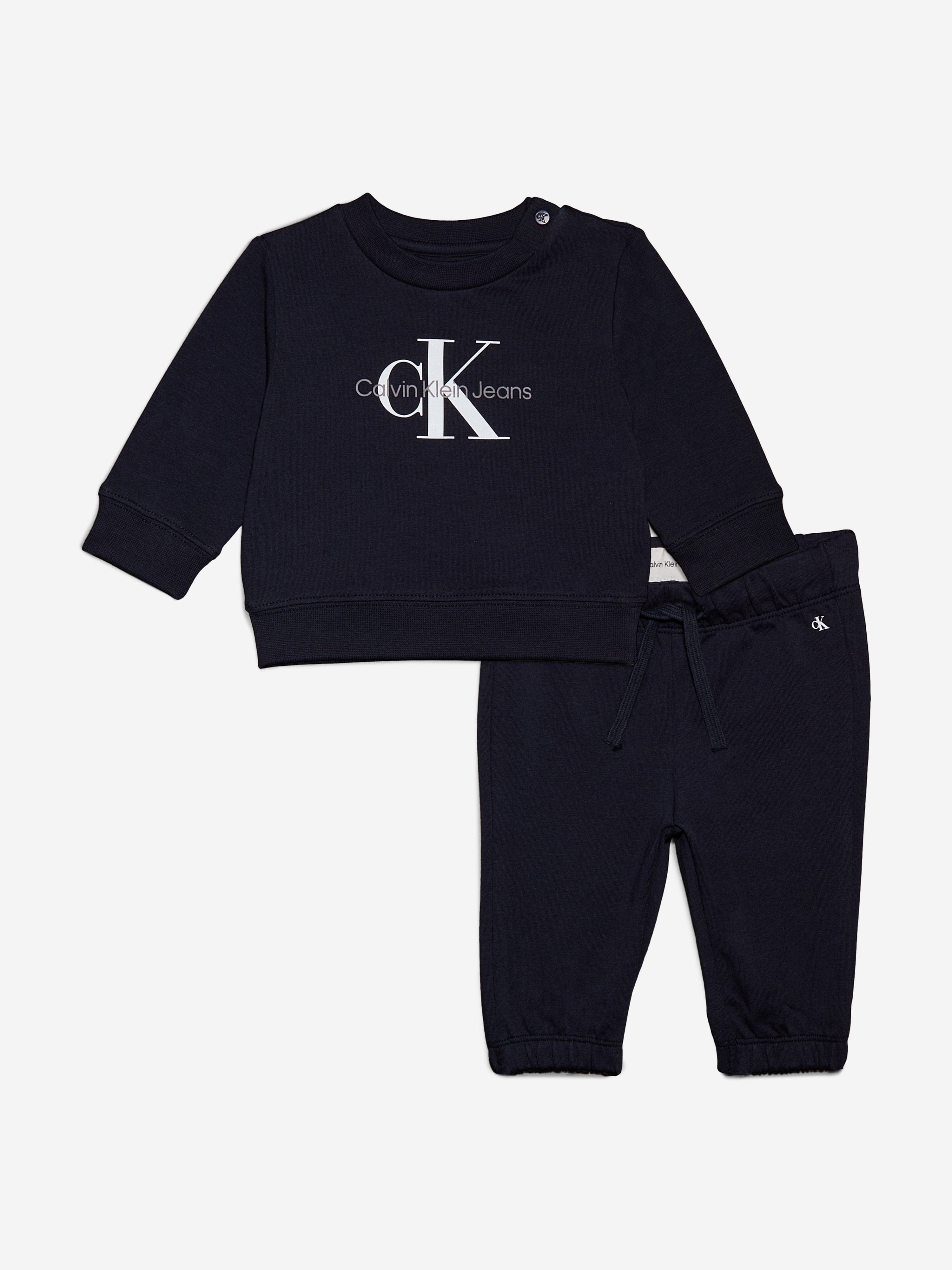 Baby Monogram Logo Tracksuit in Navy