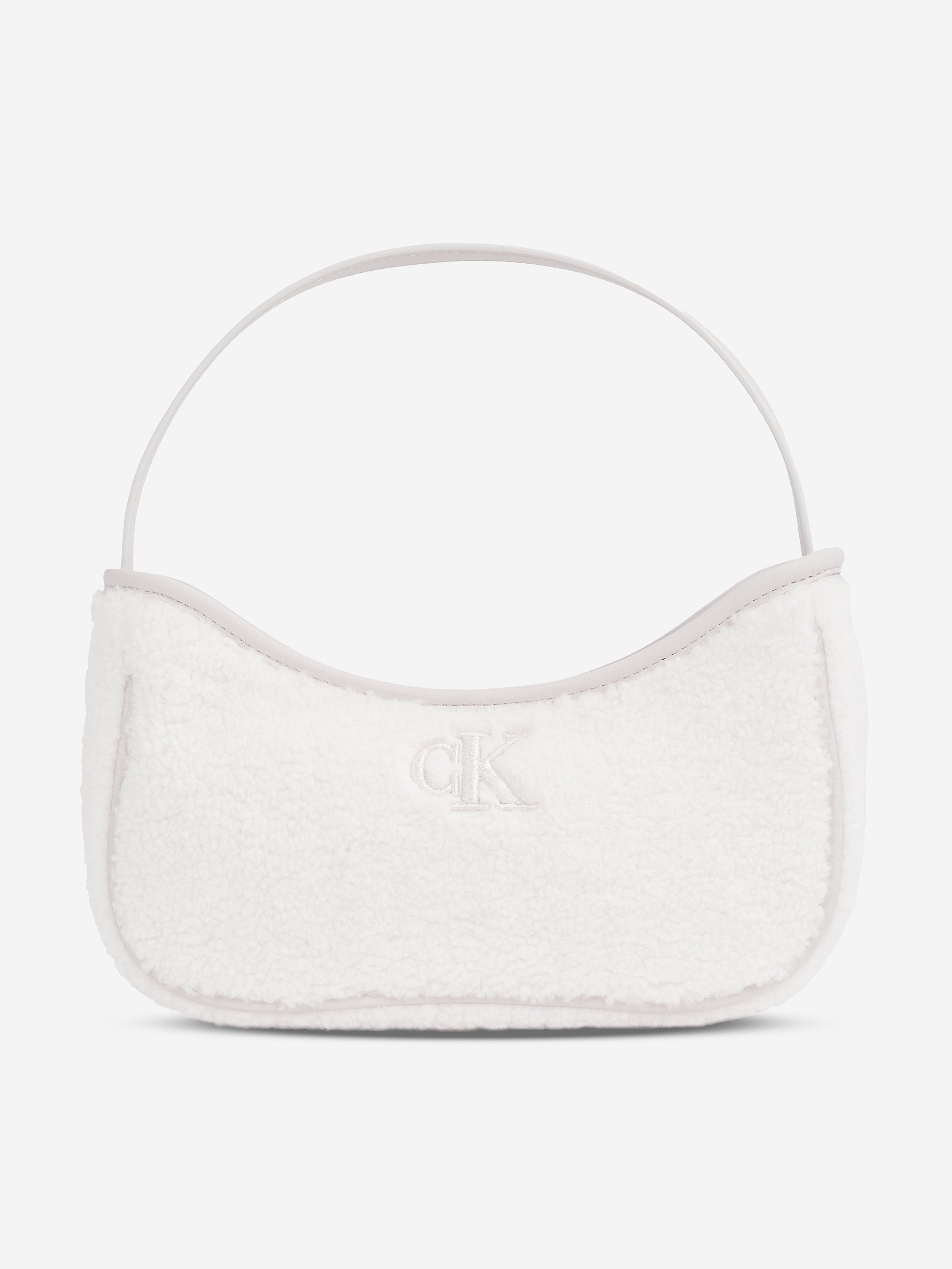 Calvin Klein Girls Teddy Shoulder Bag in Ivory (25cm)