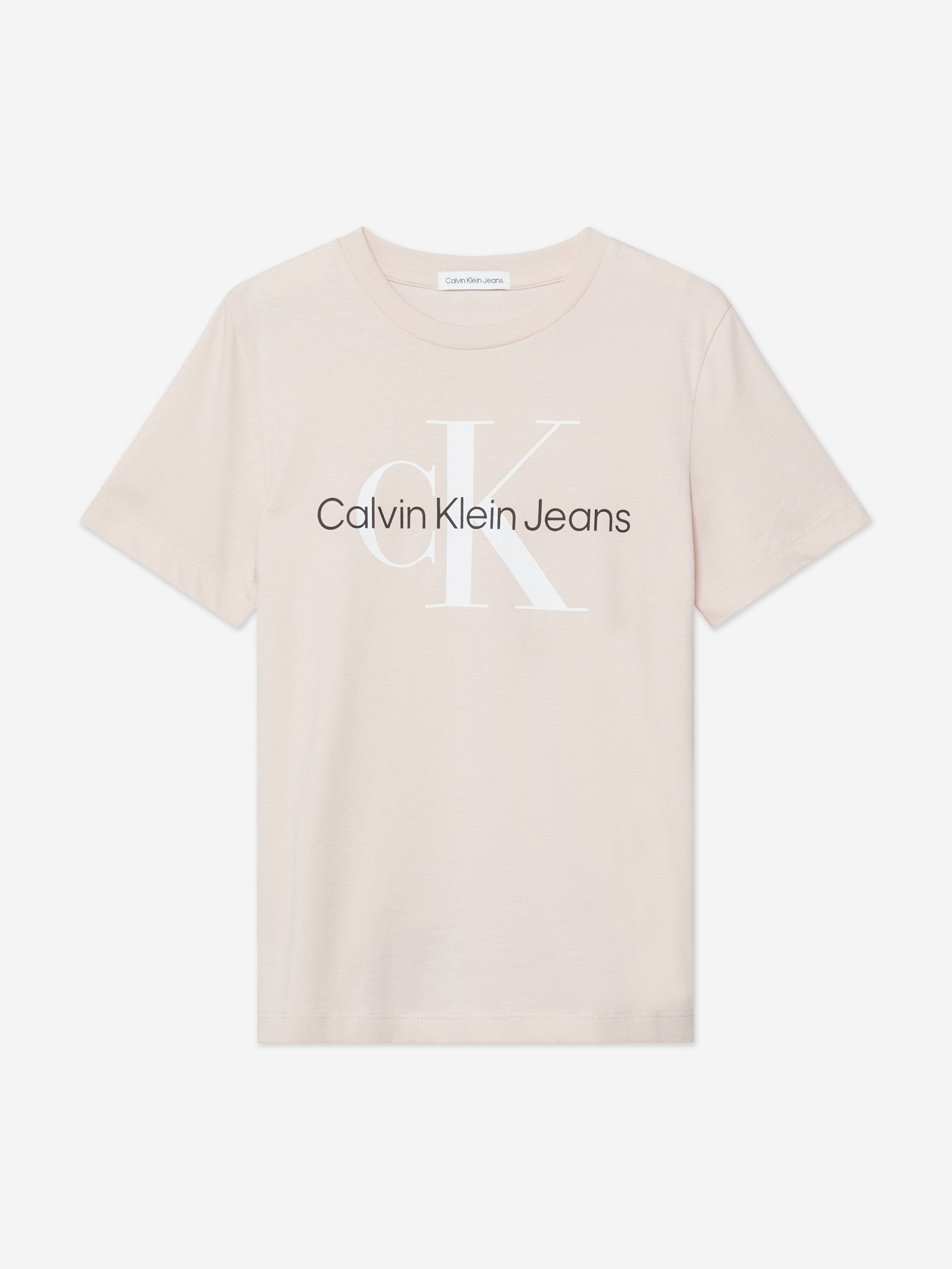 Calvin Klein Kids CK Monogram T-Shirt in Pink