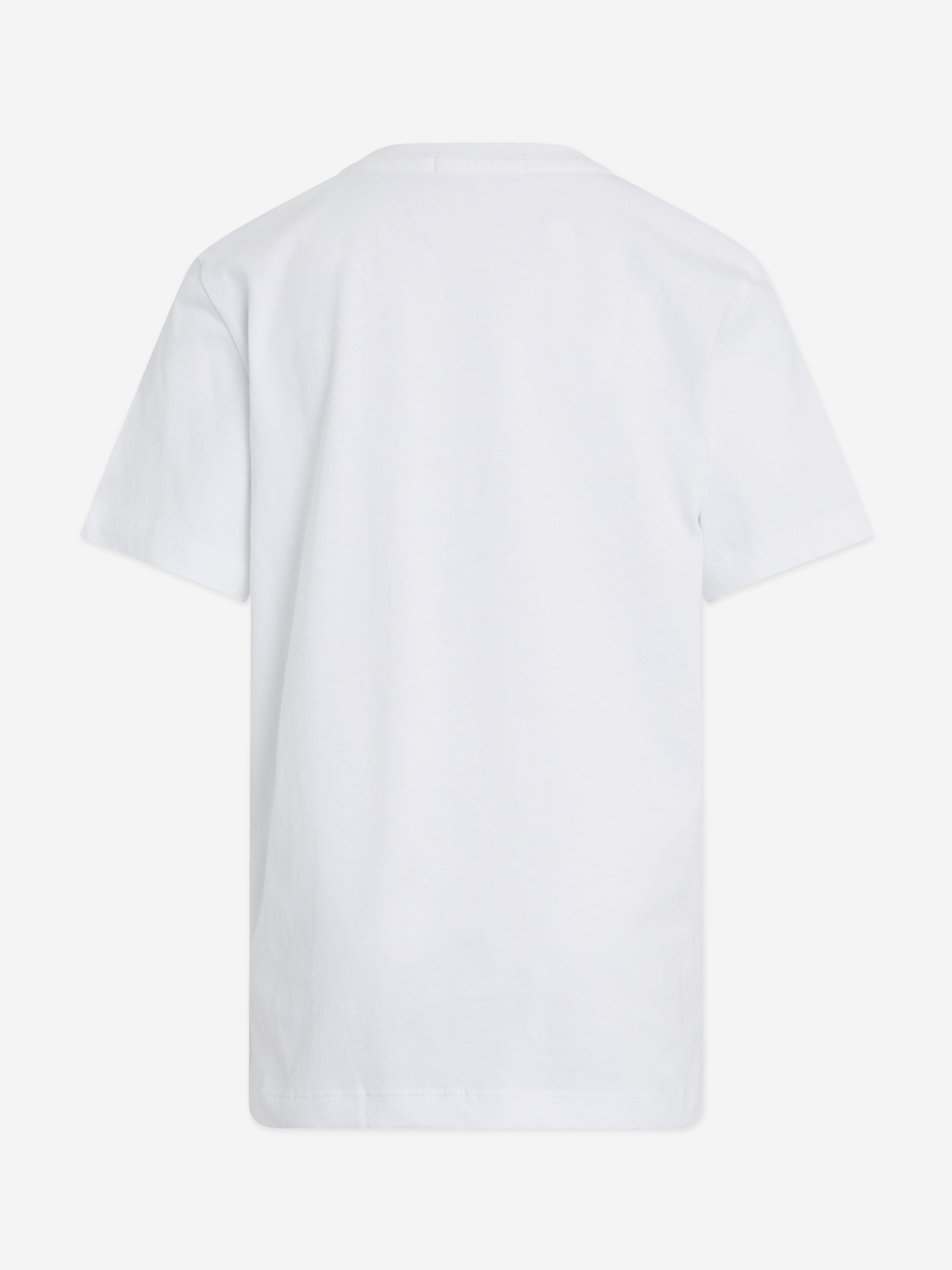 Calvin Klein Kids Monogram Logo T-Shirt in White