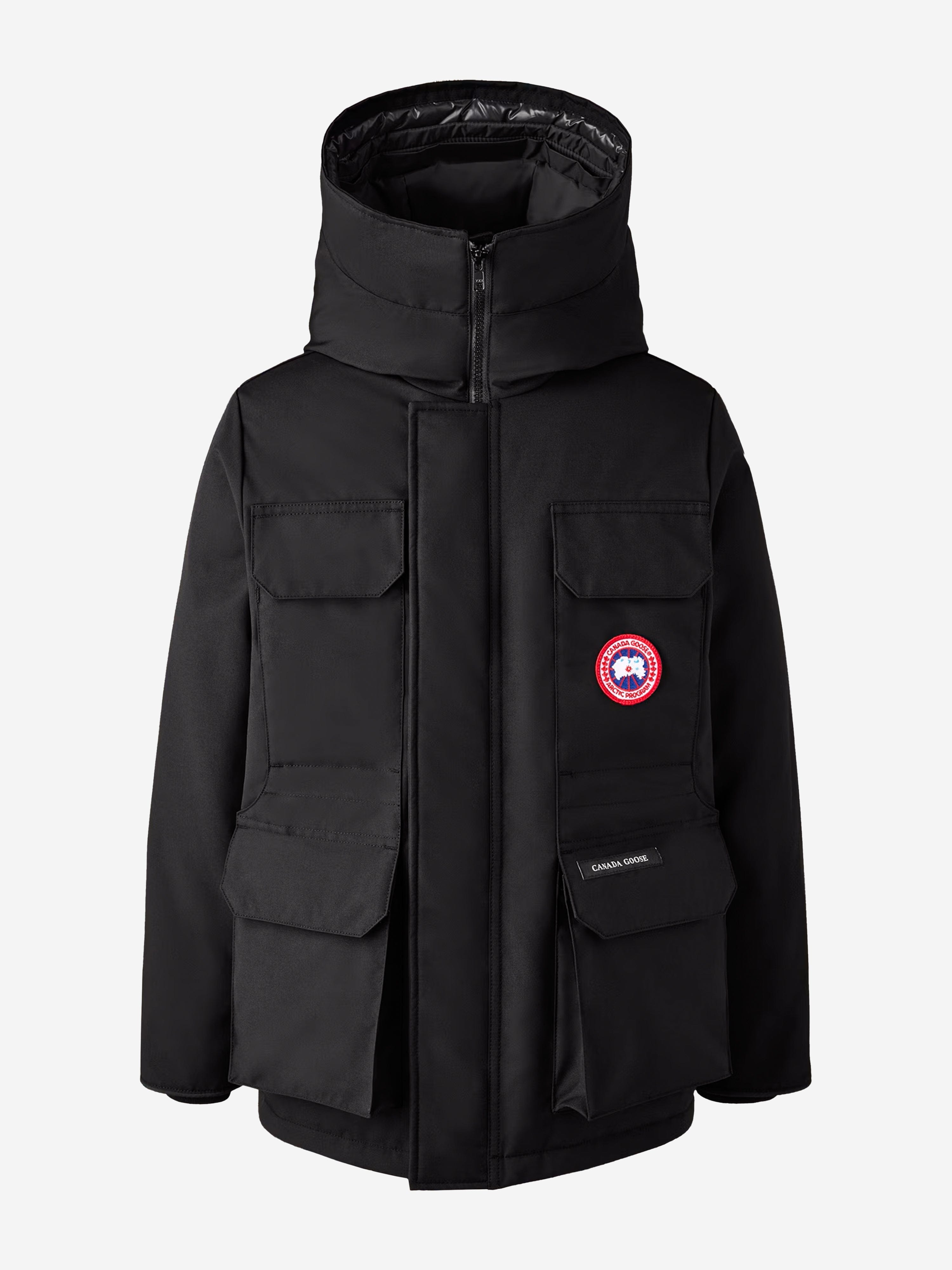 Kids Down Padded Expedition Parka in Black