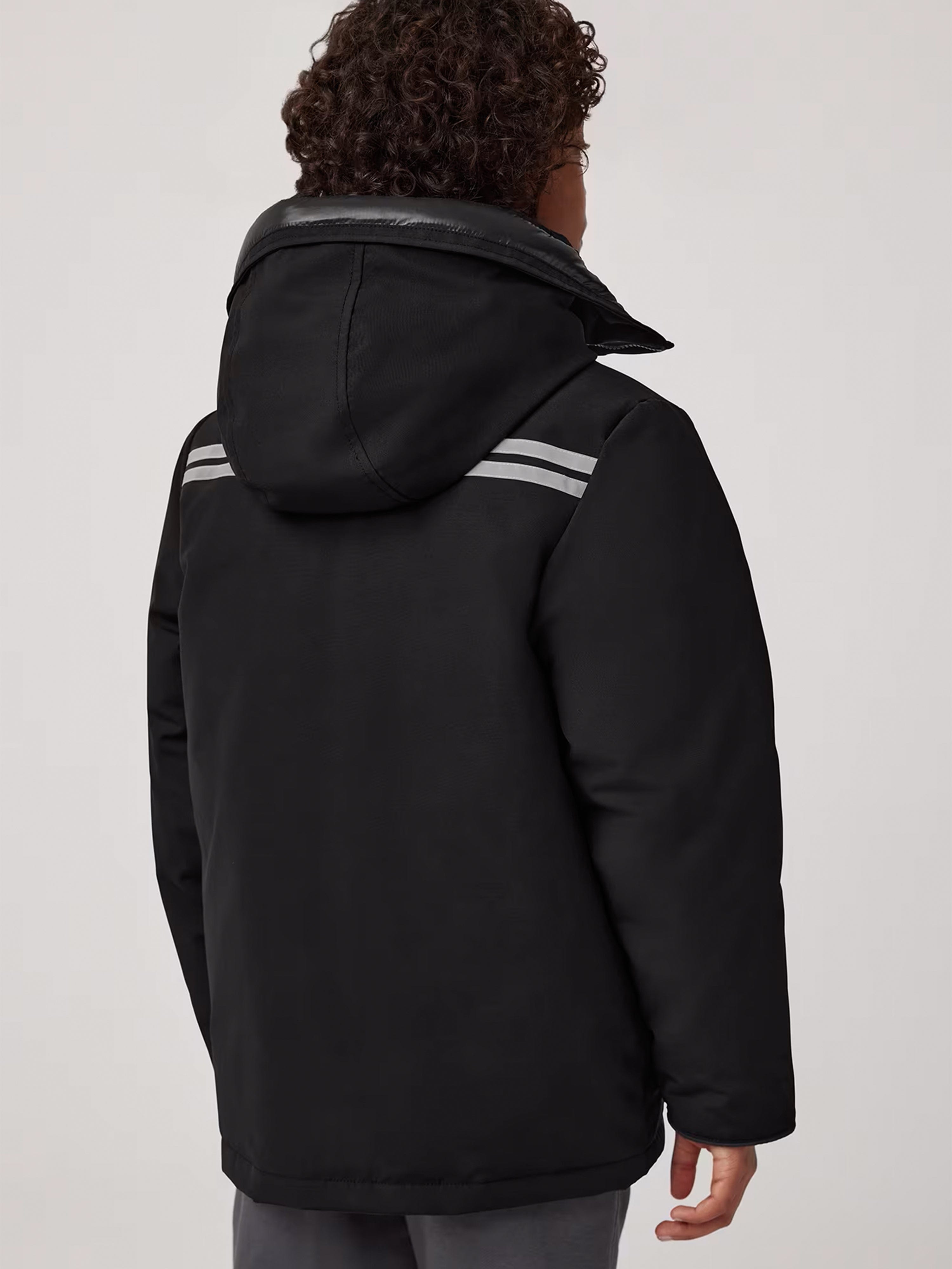 Kids Down Padded Expedition Parka in Black