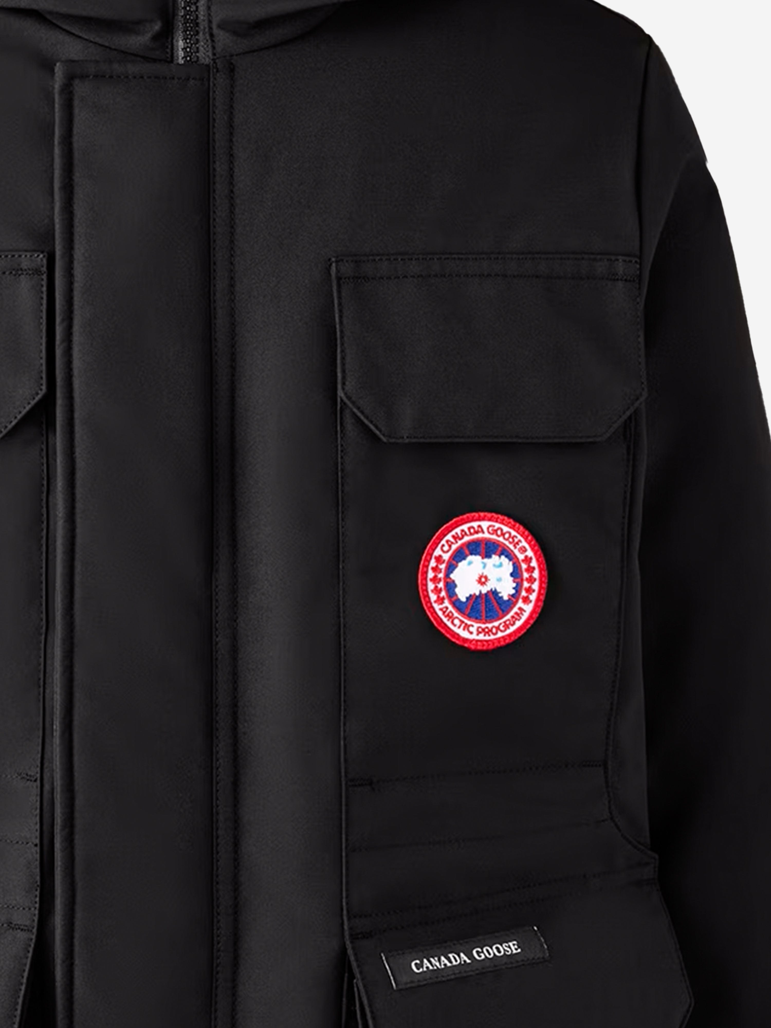 Kids Down Padded Expedition Parka in Black