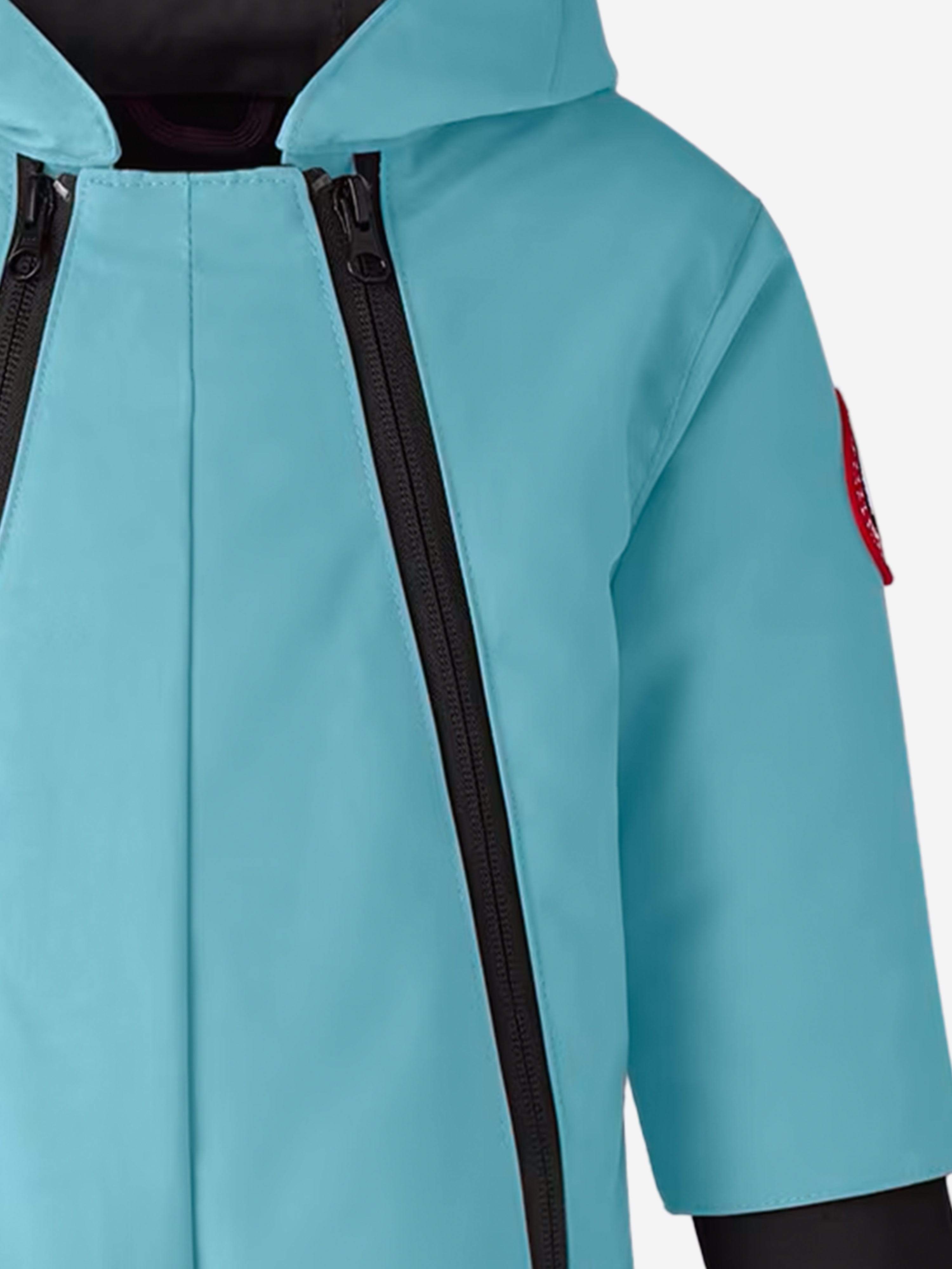Baby Down Padded Lamb Snowsuit in Blue