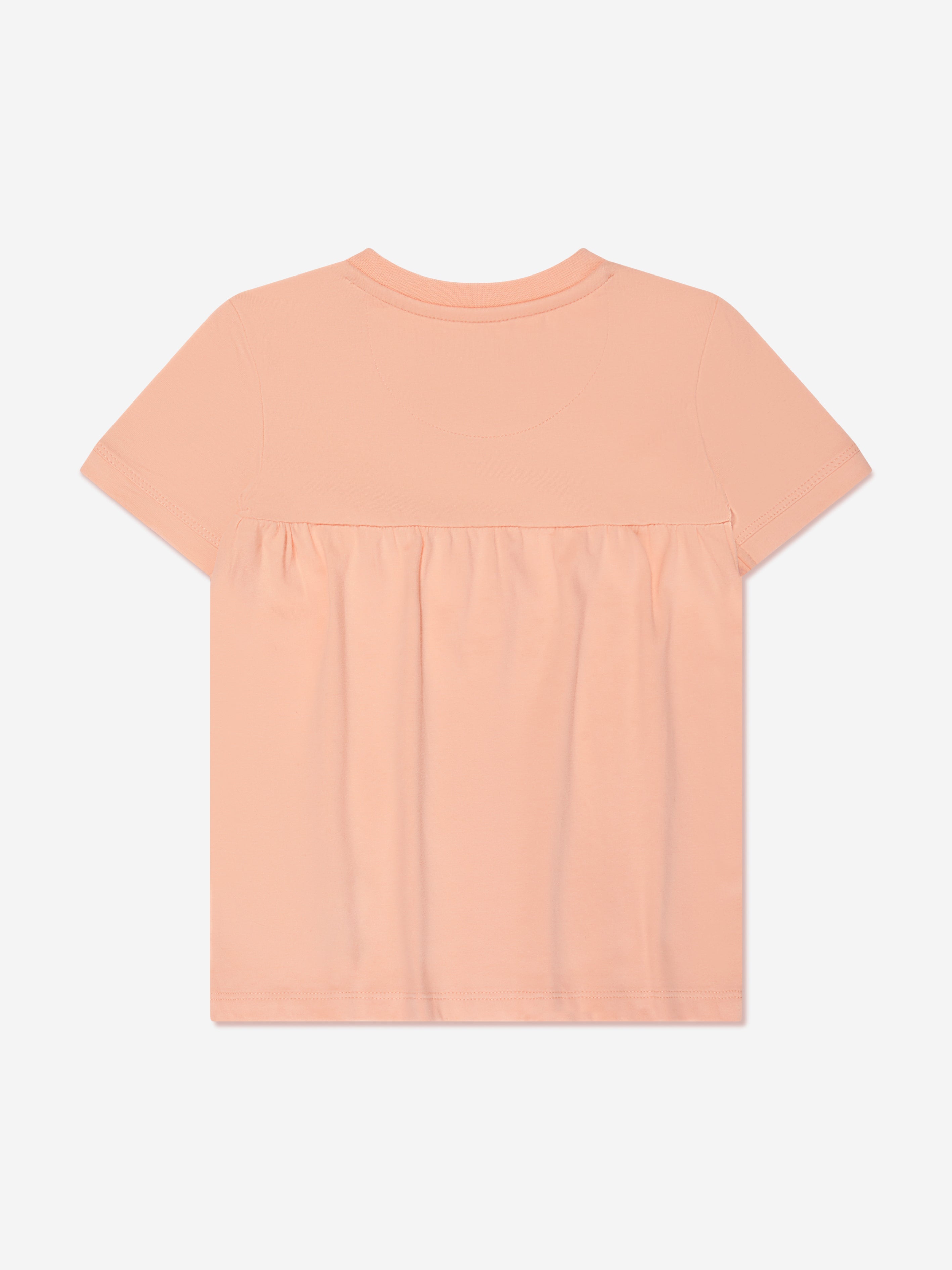 Calvin Klein Baby Girls Hero Logo Dress in Peach