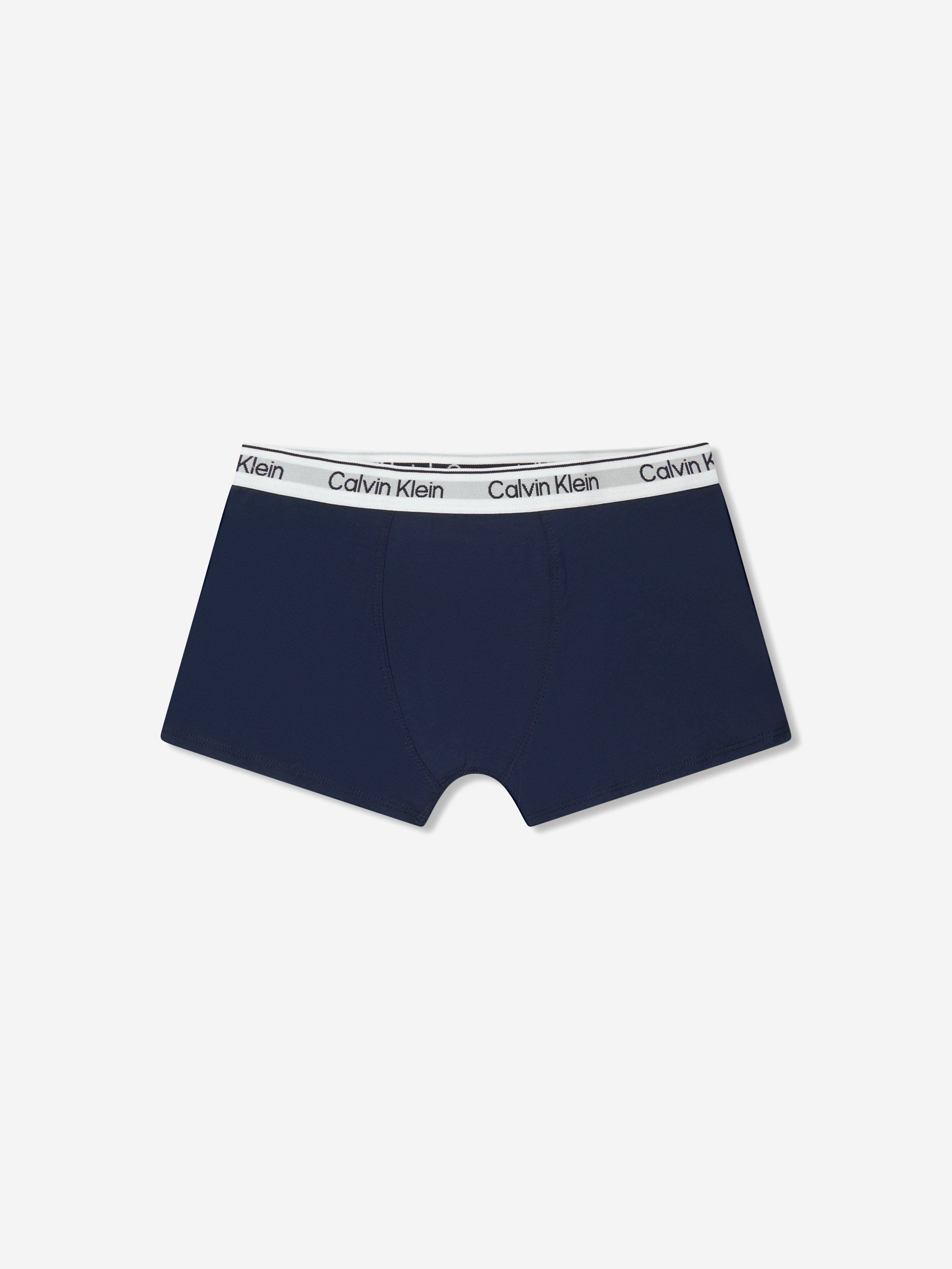 Calvin Klein Boys 2 Pack Trunks Set in Grey
