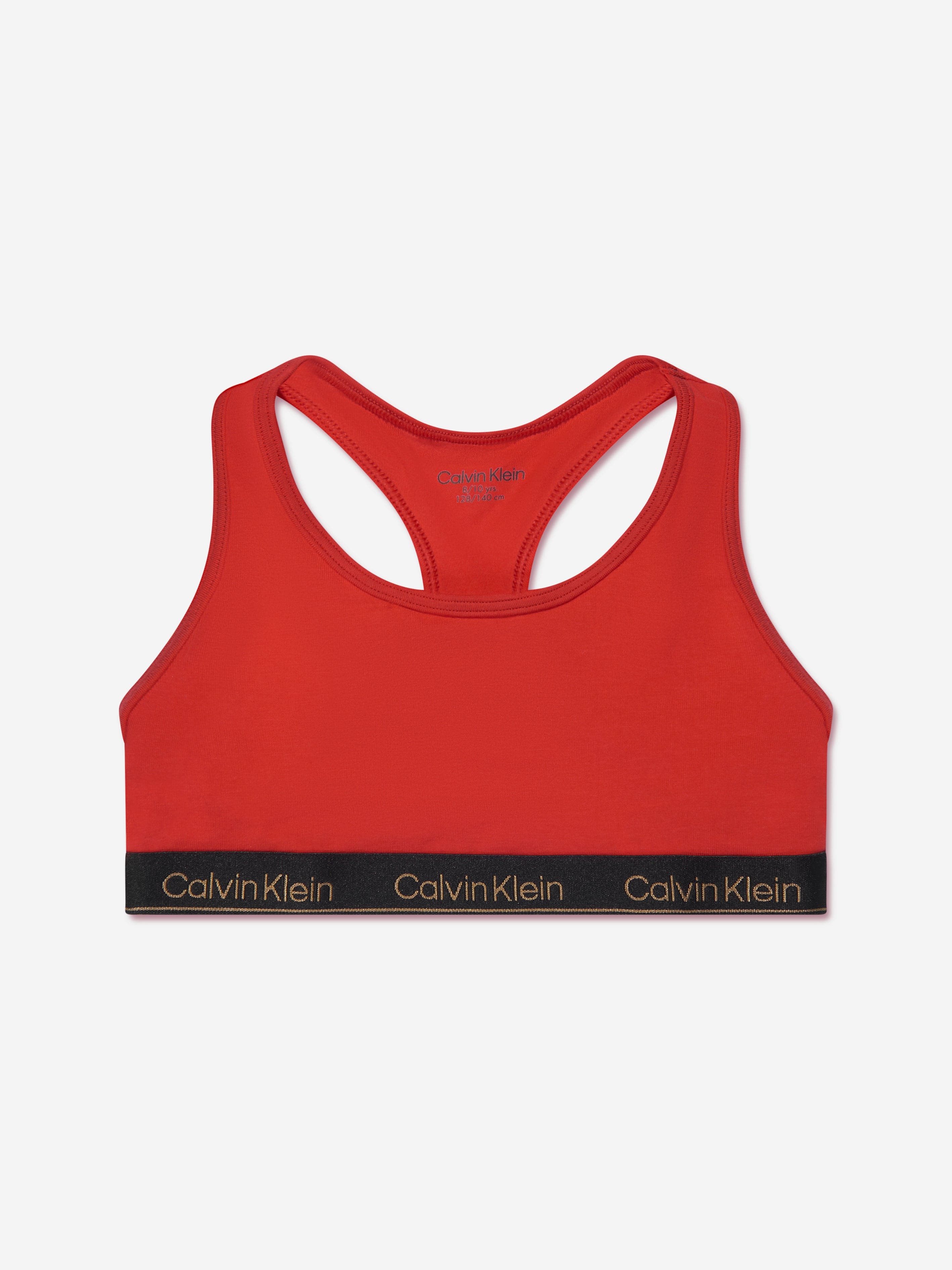 Calvin Klein Girls 2 Pack Bralette Set in Red