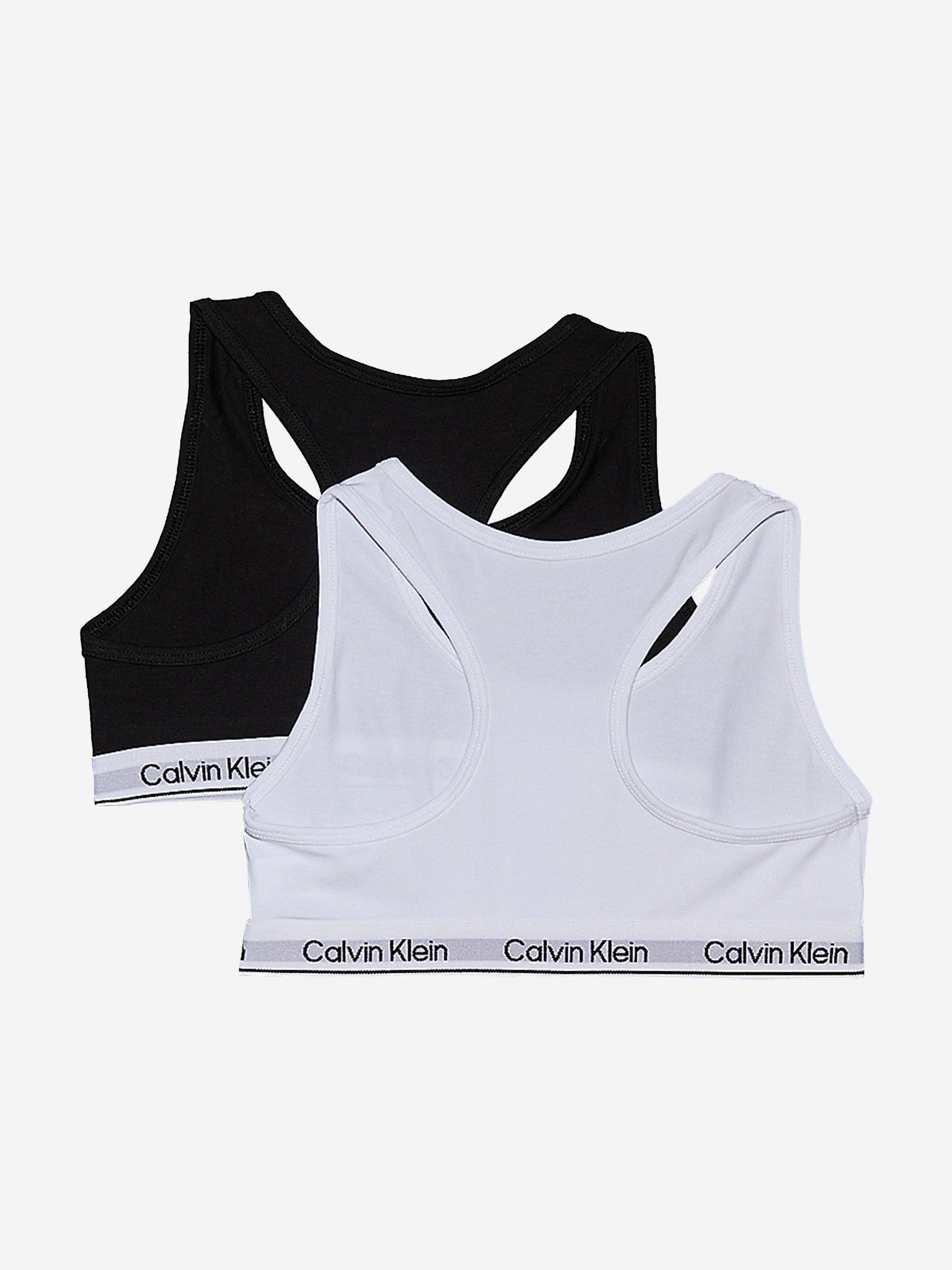 Calvin Klein Girls 2 Pack Bralette Set in Multicolour