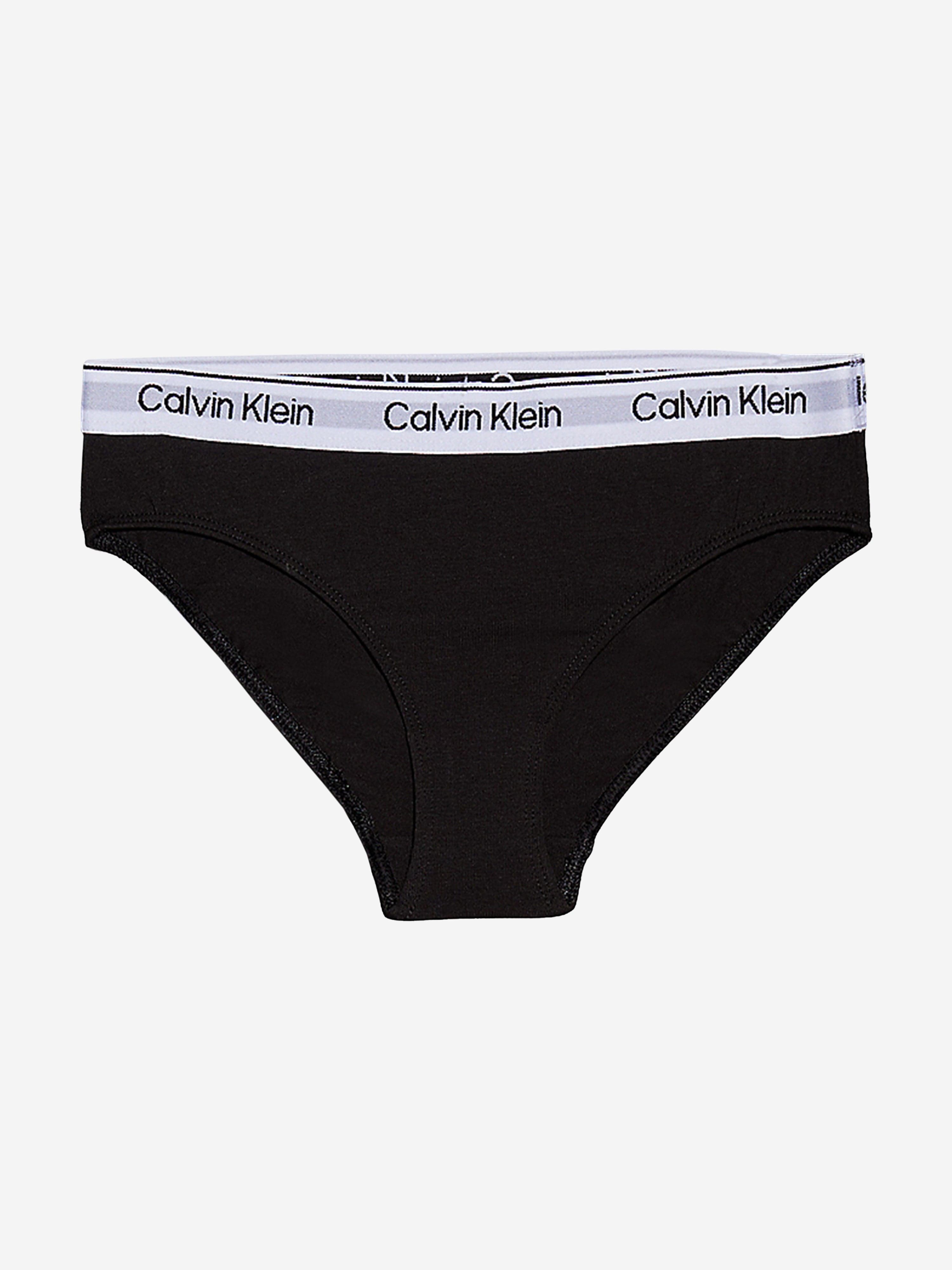 Calvin Klein Girls 2 Pack Bikini Knickers Set in Multicolour