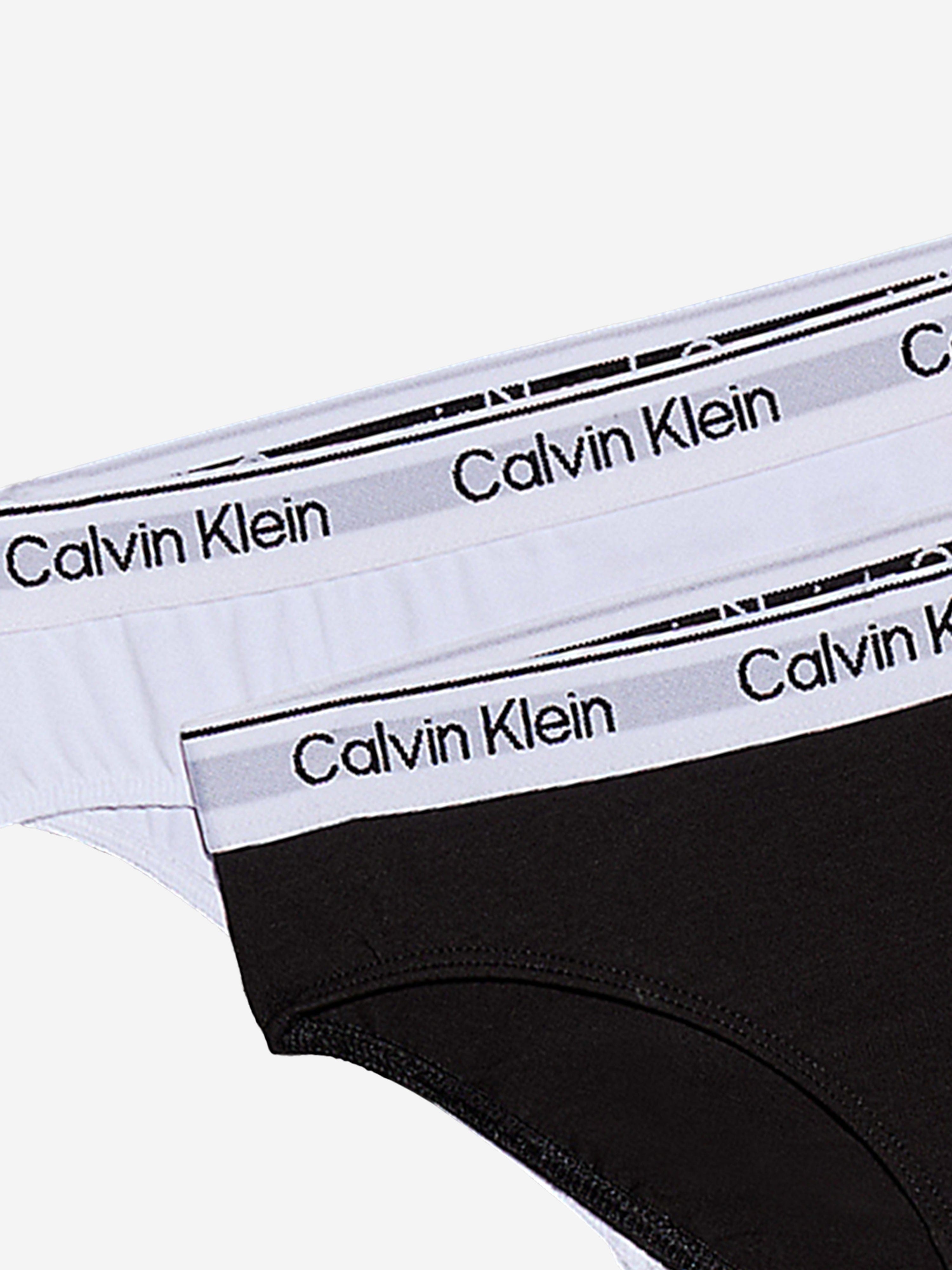 Calvin Klein Girls 2 Pack Bikini Knickers Set in Multicolour