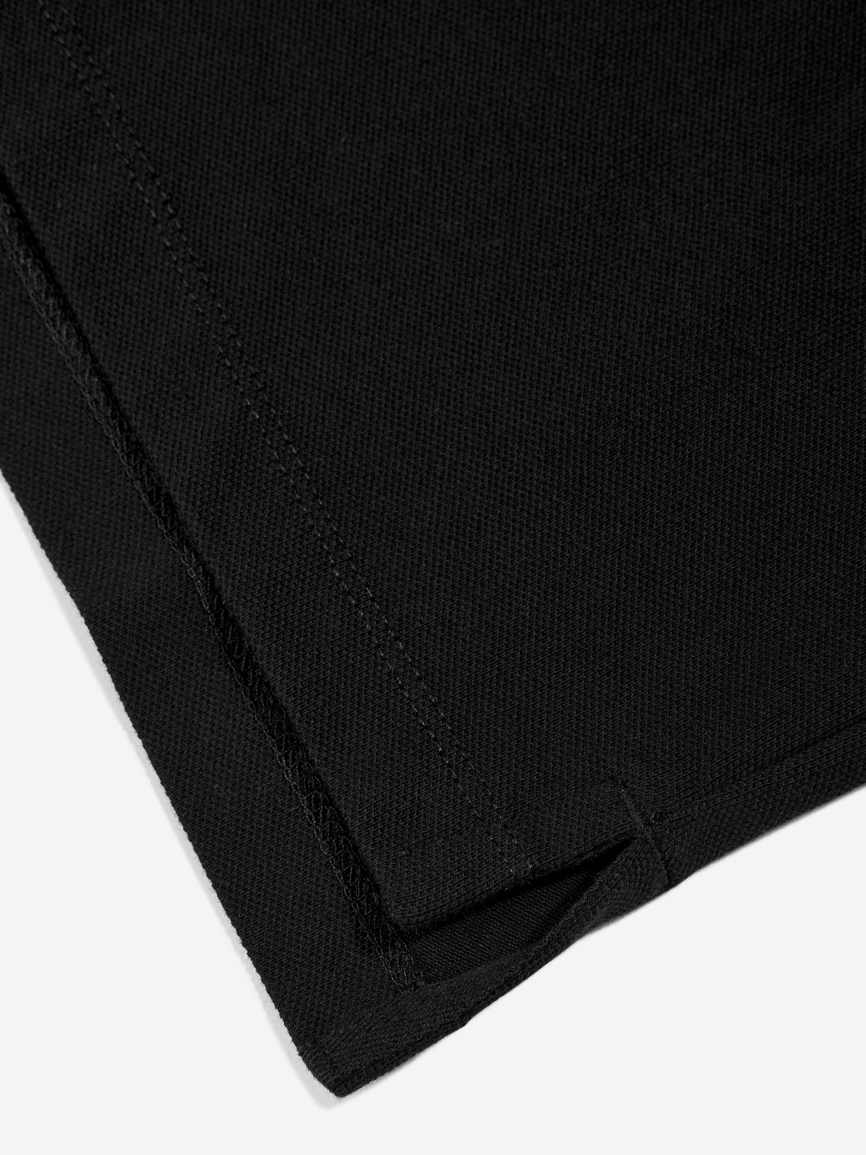 C.P. Company Boys Logo Polo Shirt in Black