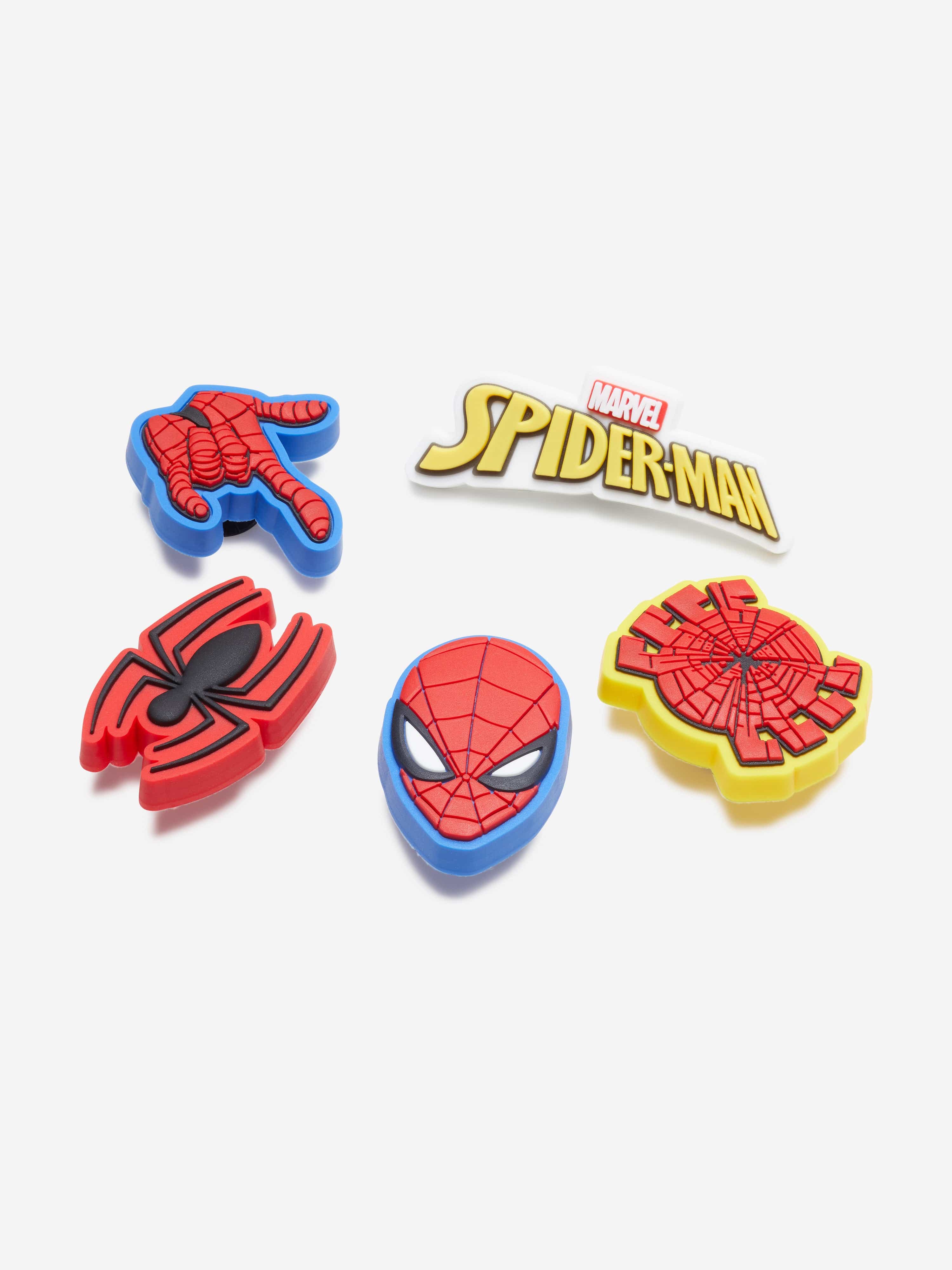 Kids Spider Man Jibbitz™ Charm 5 Pack in Multicolour