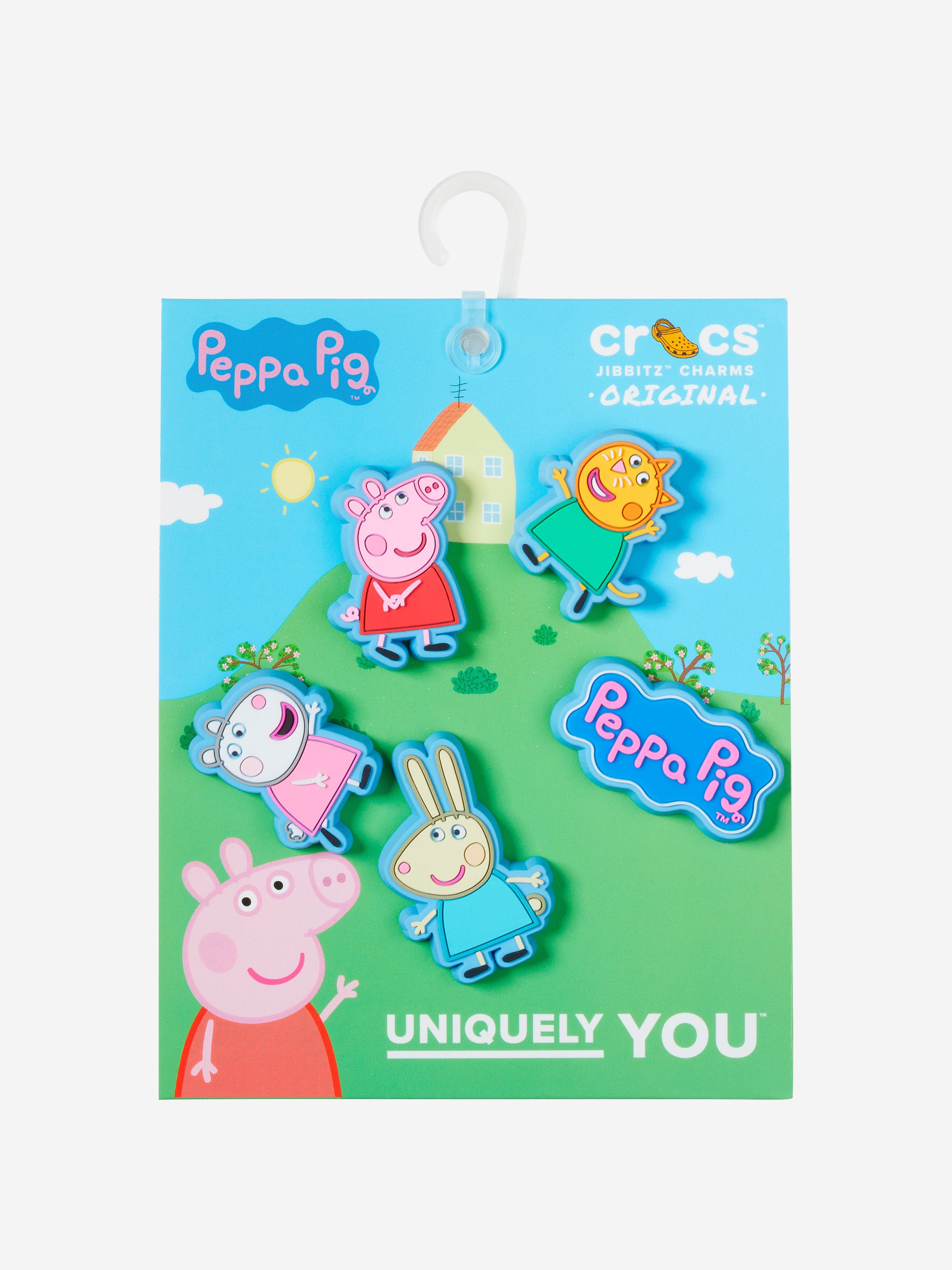 Kids Peppa Pig Jibbitz™ Charm 5 Pack in Multicolour