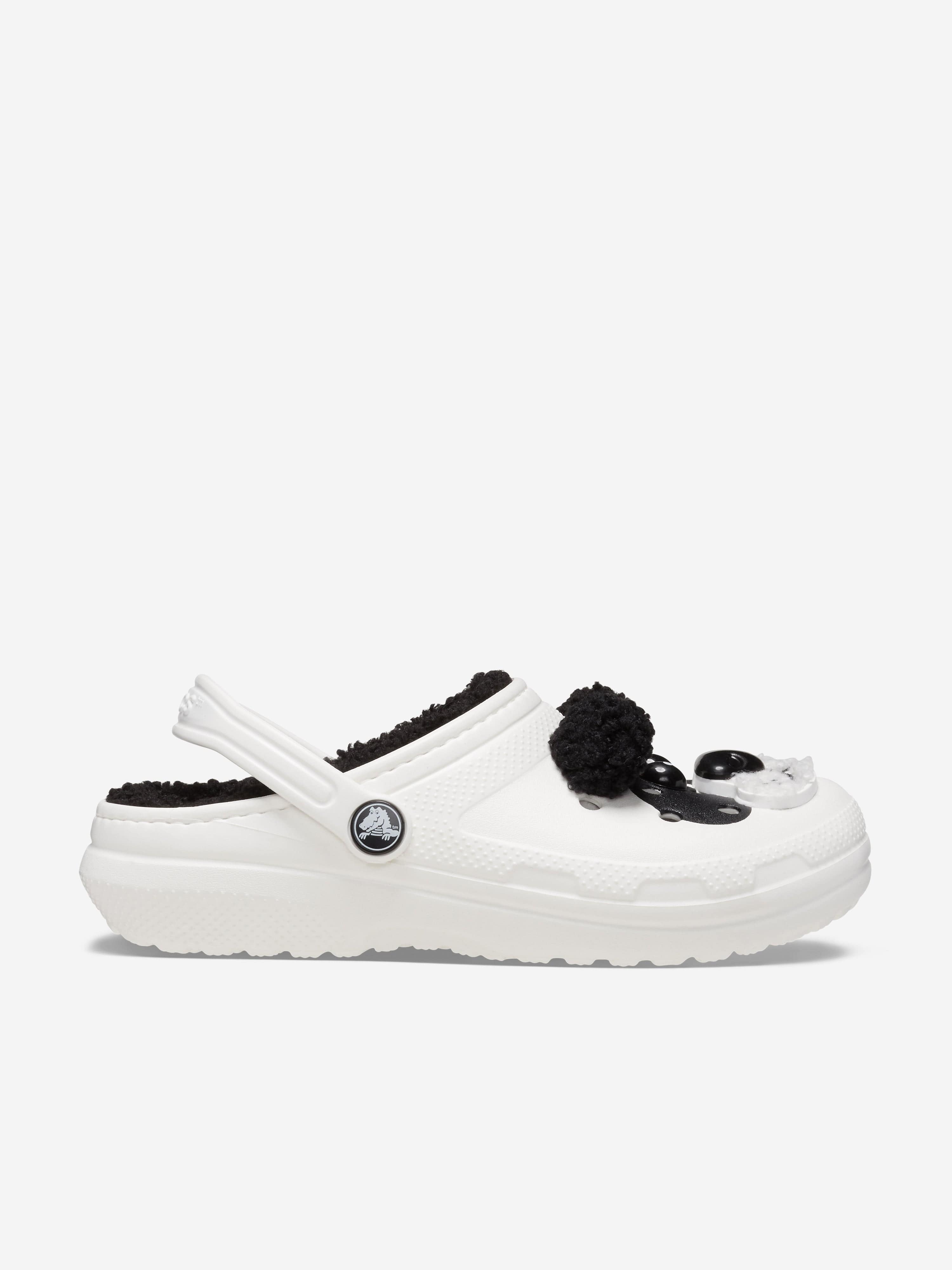 Kids Classic I Am Panda Bear Clog in White