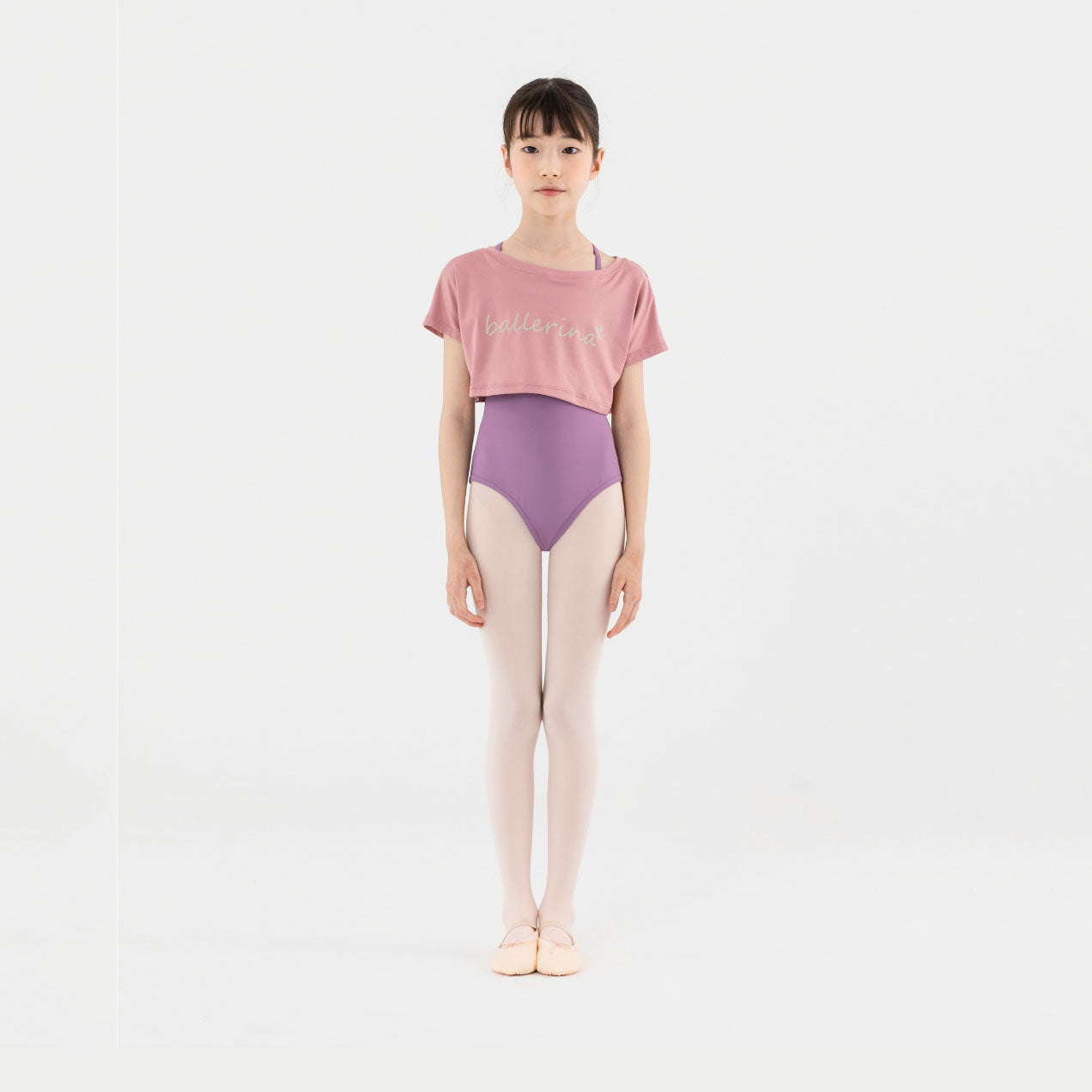 Girls Purple Ballet Onesies