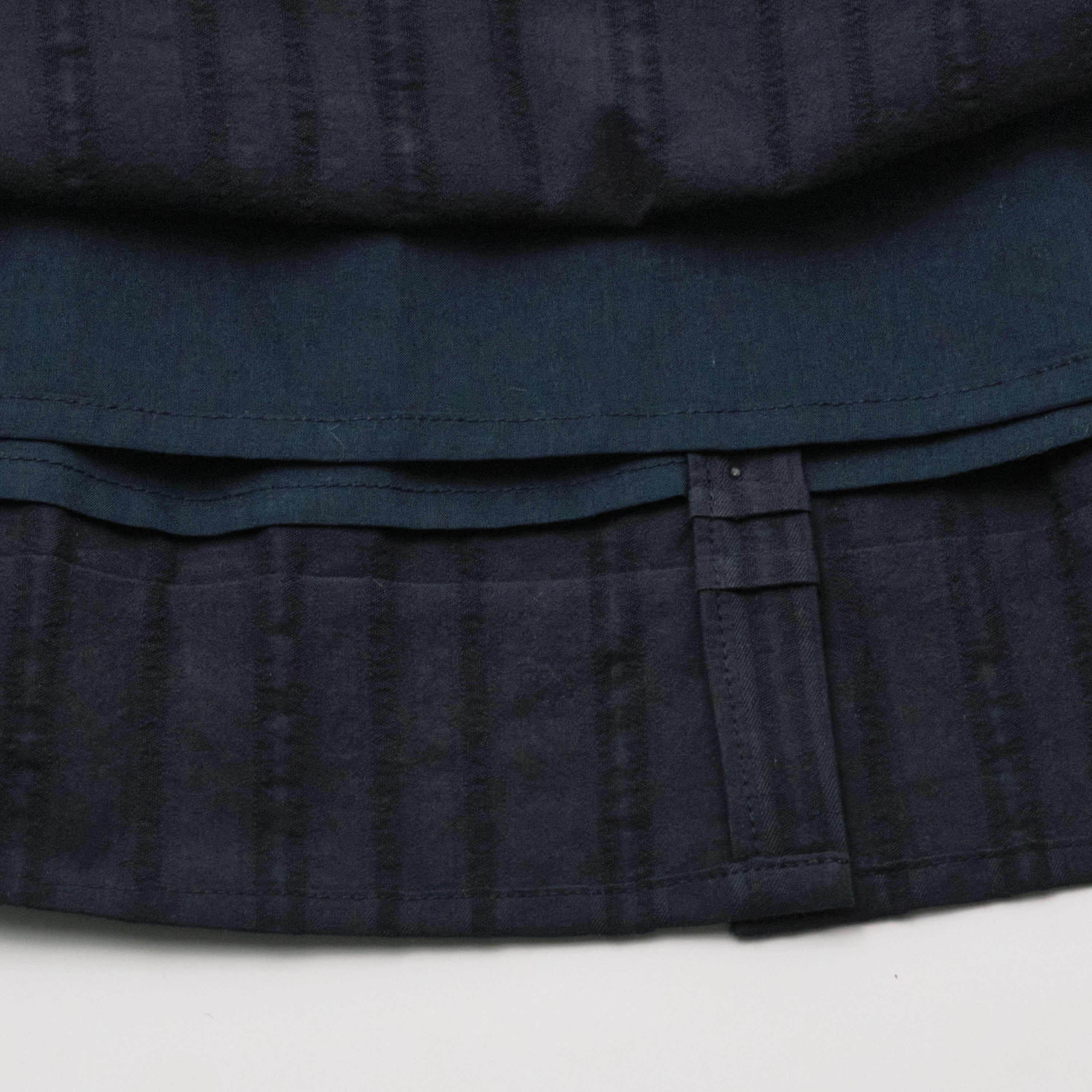 Girls Navy Cotton Dress